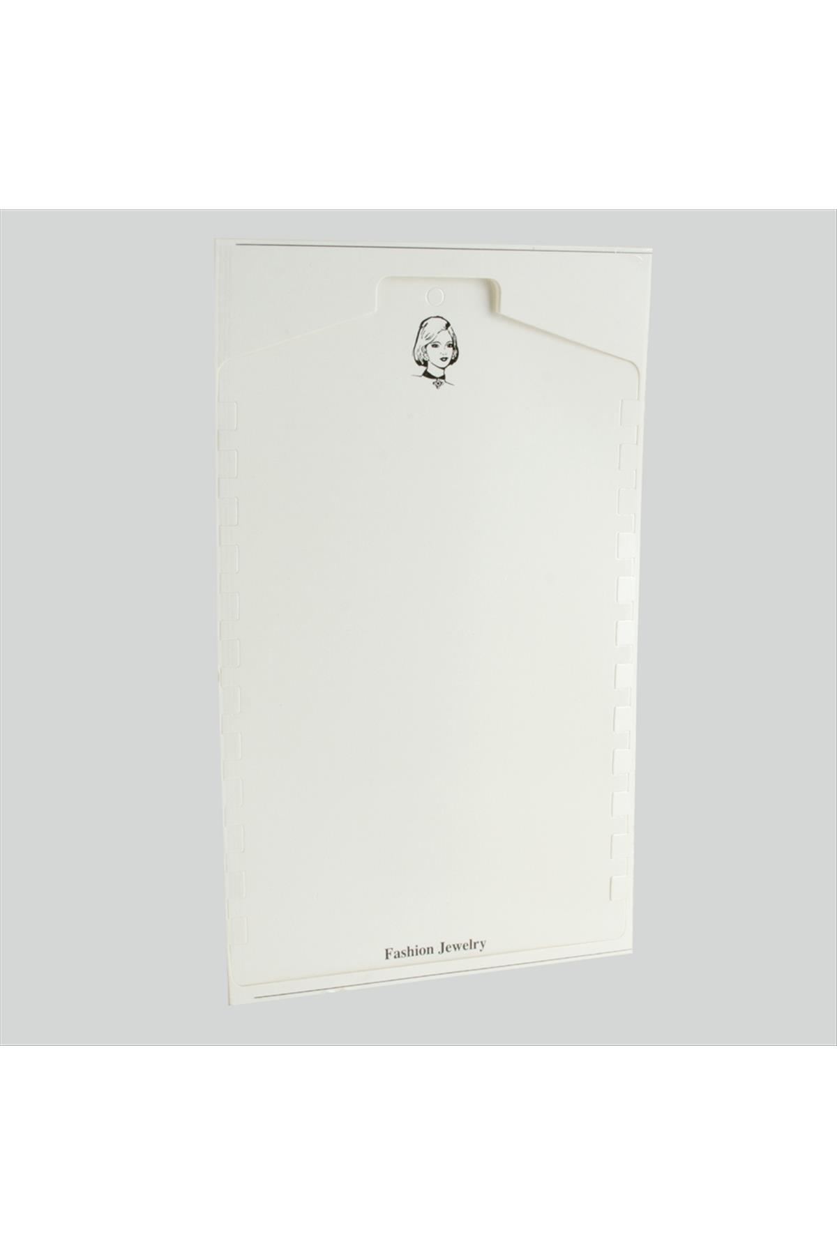 ZERO LAND NRZSNT 12 Bölmeli Halhal ve Tasma Kartı (12217) 10 Adet-Beyaz