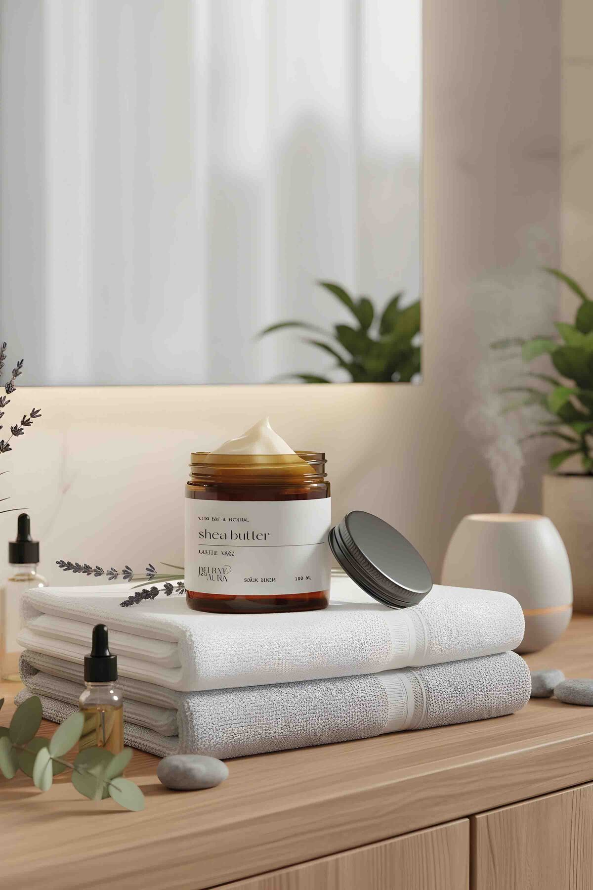Shea Yağı - %100 Saf ve Doğal Soğuk Sıkım Vegan Shea Yağı (Karite Yağı) - Shea Butter - 100 ml — ATYSHE — تصویر 4 از 6