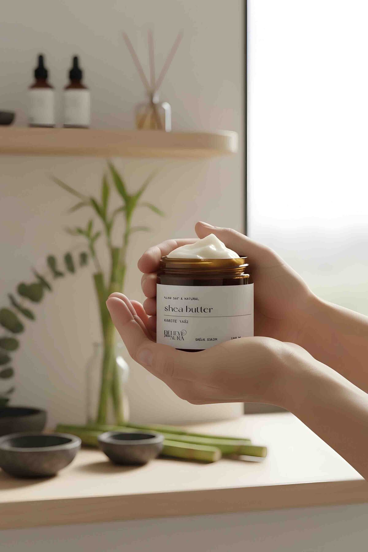 Shea Yağı - %100 Saf ve Doğal Soğuk Sıkım Vegan Shea Yağı (Karite Yağı) - Shea Butter - 100 ml — ATYSHE — تصویر 5 از 6