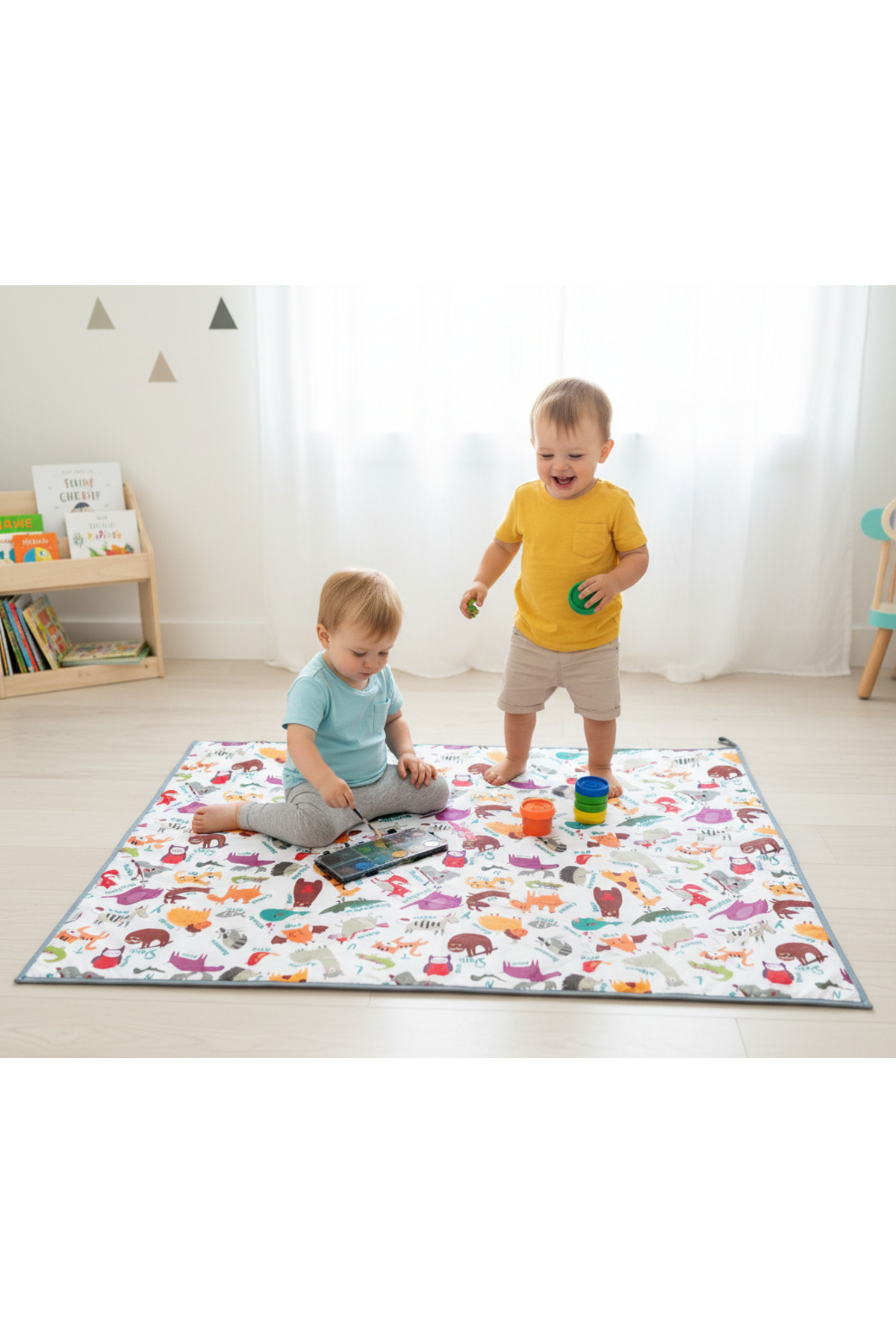 yorni 145x150 Cm Şişme Havuz, Oyun Halısı, Aktivite ve Bahçe için Sıvı Geçirmez Çok Amaçlı Örtü fotoğrafı 5 (önizleme)