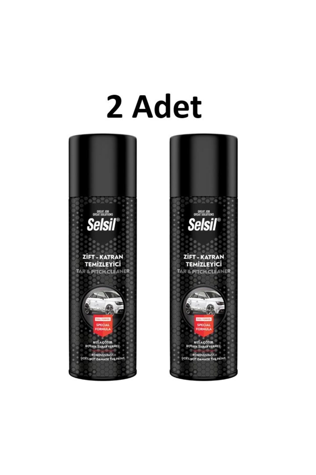 Selsil Zift Katran Temizleyici Sprey 200 Ml 2 Adet