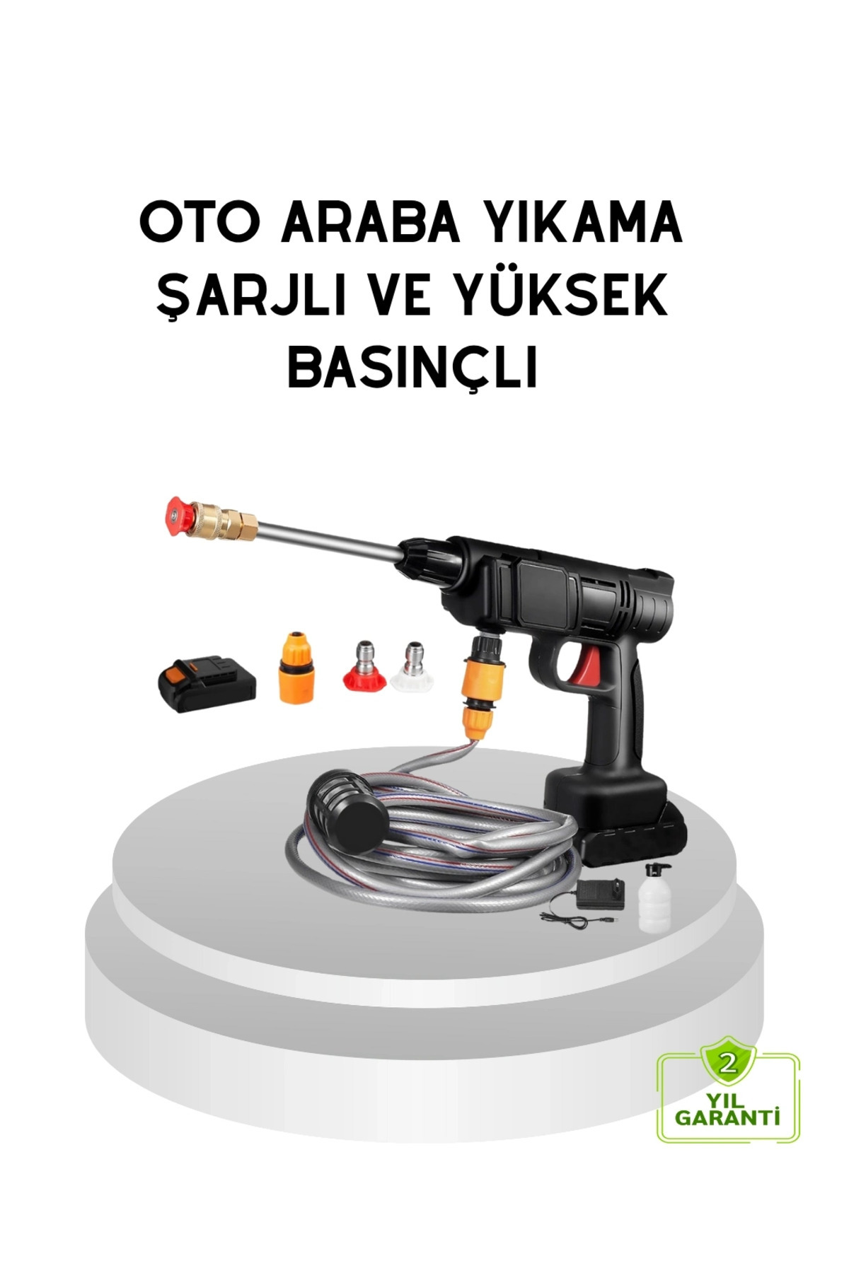Aspata Store BUĞZ Taşınabilir Akülü Araba Yıkama Makinesi 1.7 MPa Basınçlı ve Ergonomik Tasarımlı