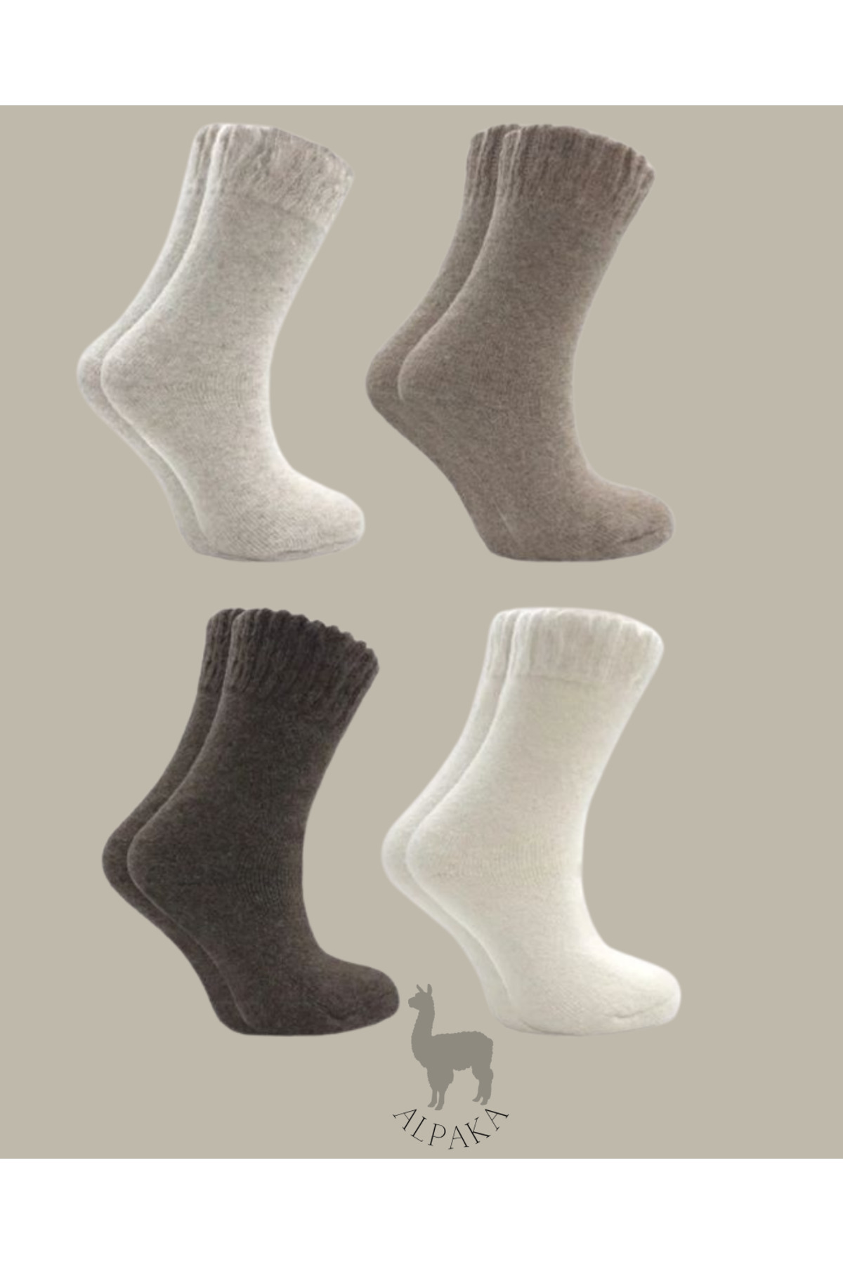 ragistore 4-пакет дамски зимни дебели чорапи от алпака вълна