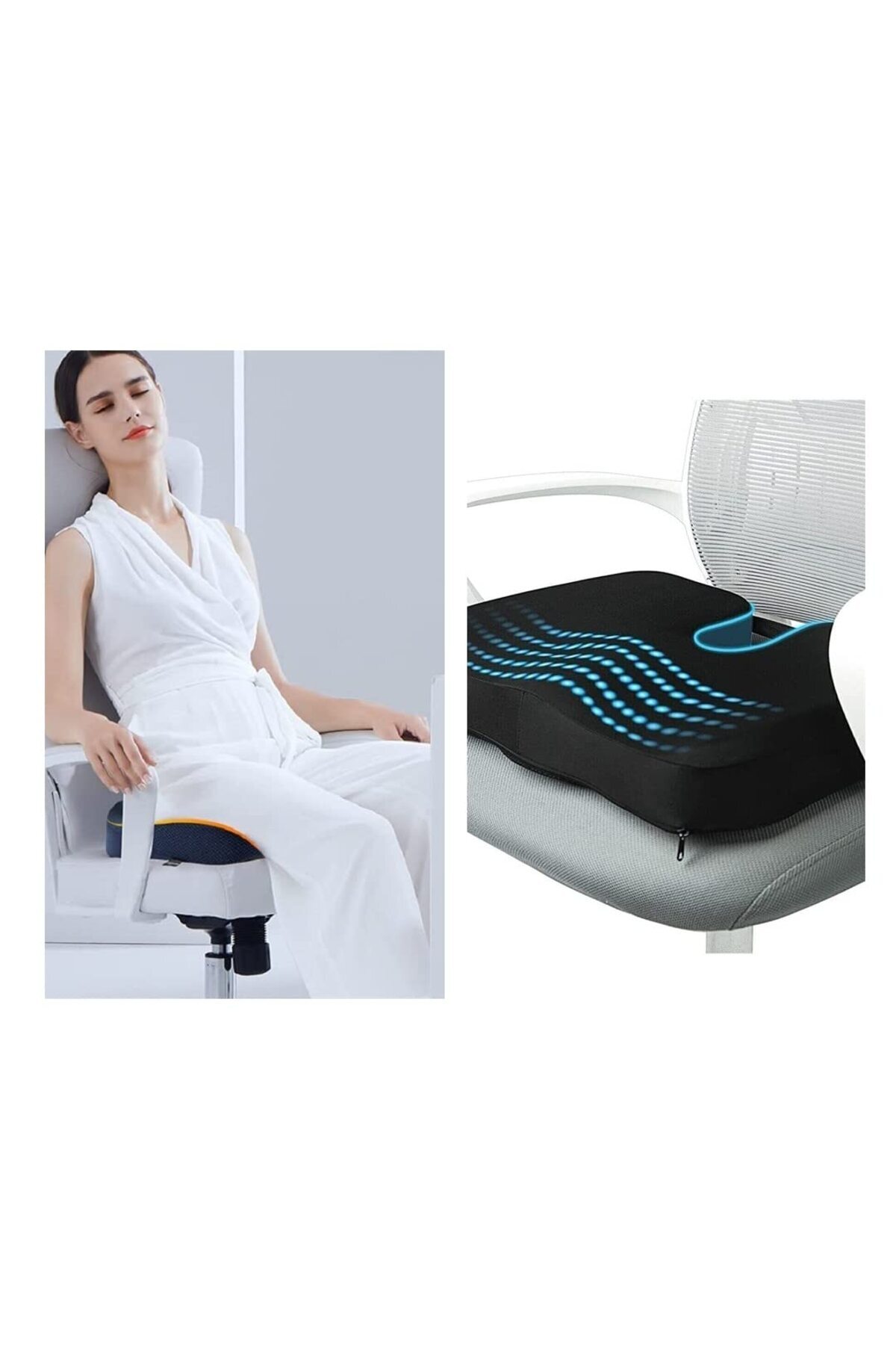 Delixa Ankanorm Ortopedik Oturma Minderi Visko Cocix Elastik Minder Minderi Oturma Simidi Ya