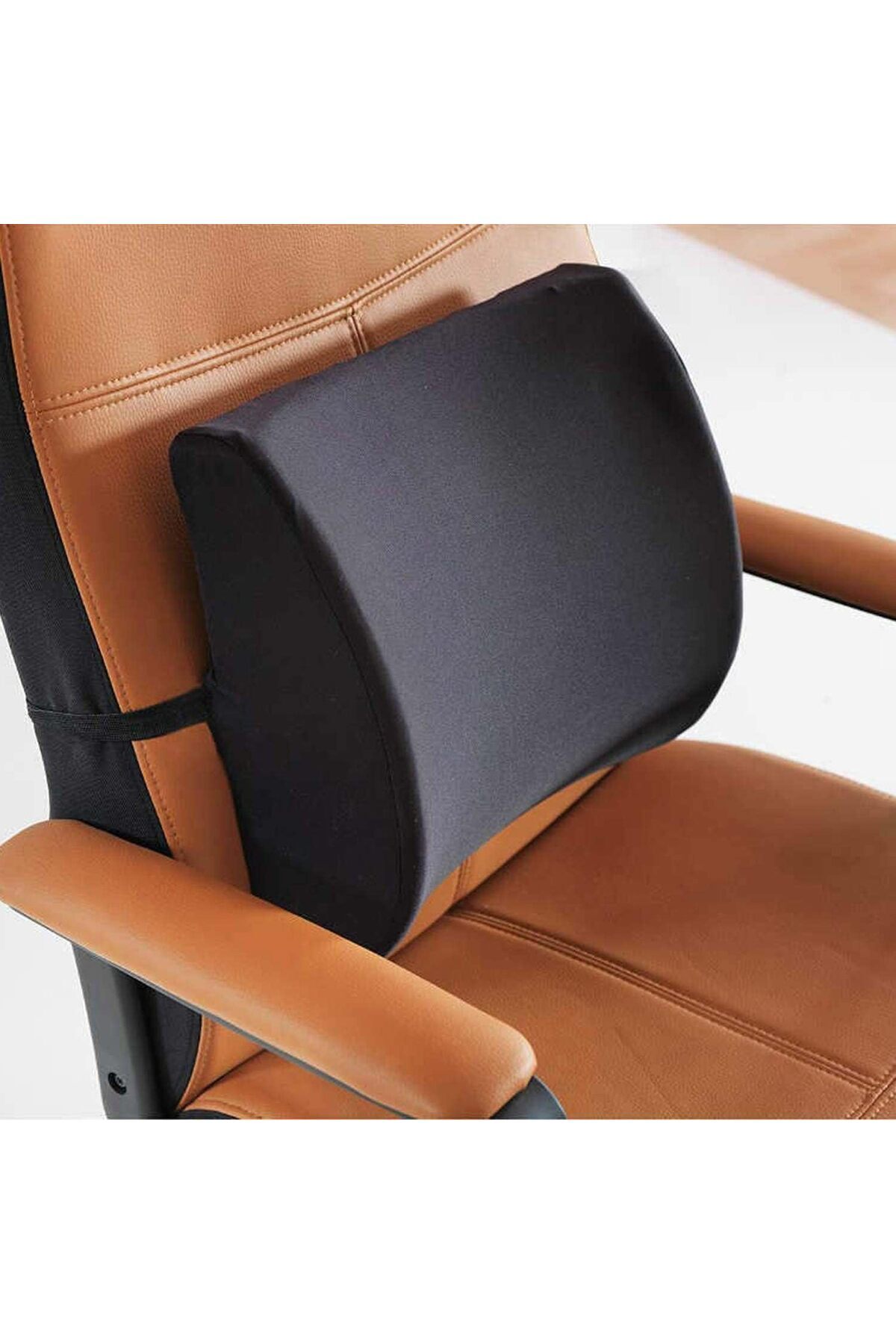 Delixa Ortopedik Ofis Sandalye Oto Araç Koltuk Bel Destek Yastığı Sırt Minderi