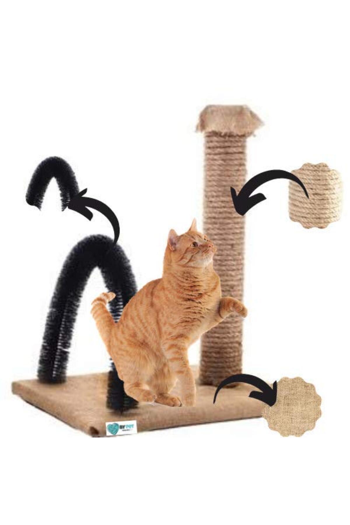 Shop a Way BY PET Kedi Kaşıma Ve Tırmalama Tahtası (Siyah)