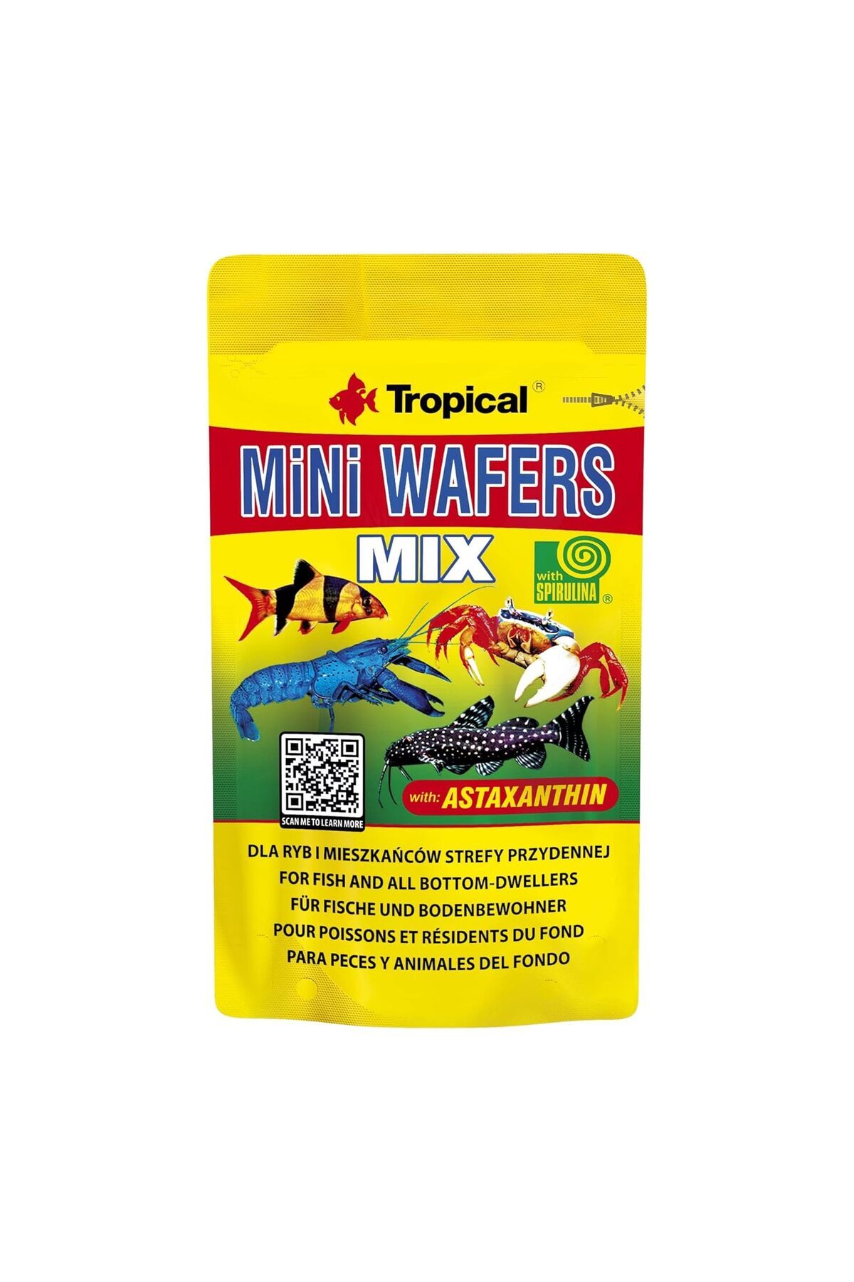 Shop a Way Tropical Mini Wafers Mix 18gr Vatoz ve Çöpçü Balığı Yemi