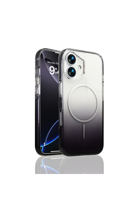 MOBİLEFİX iPhone 16 Kılıf M-Safe Şarj Özellikli Zore Septik Silikon Kapak - S...