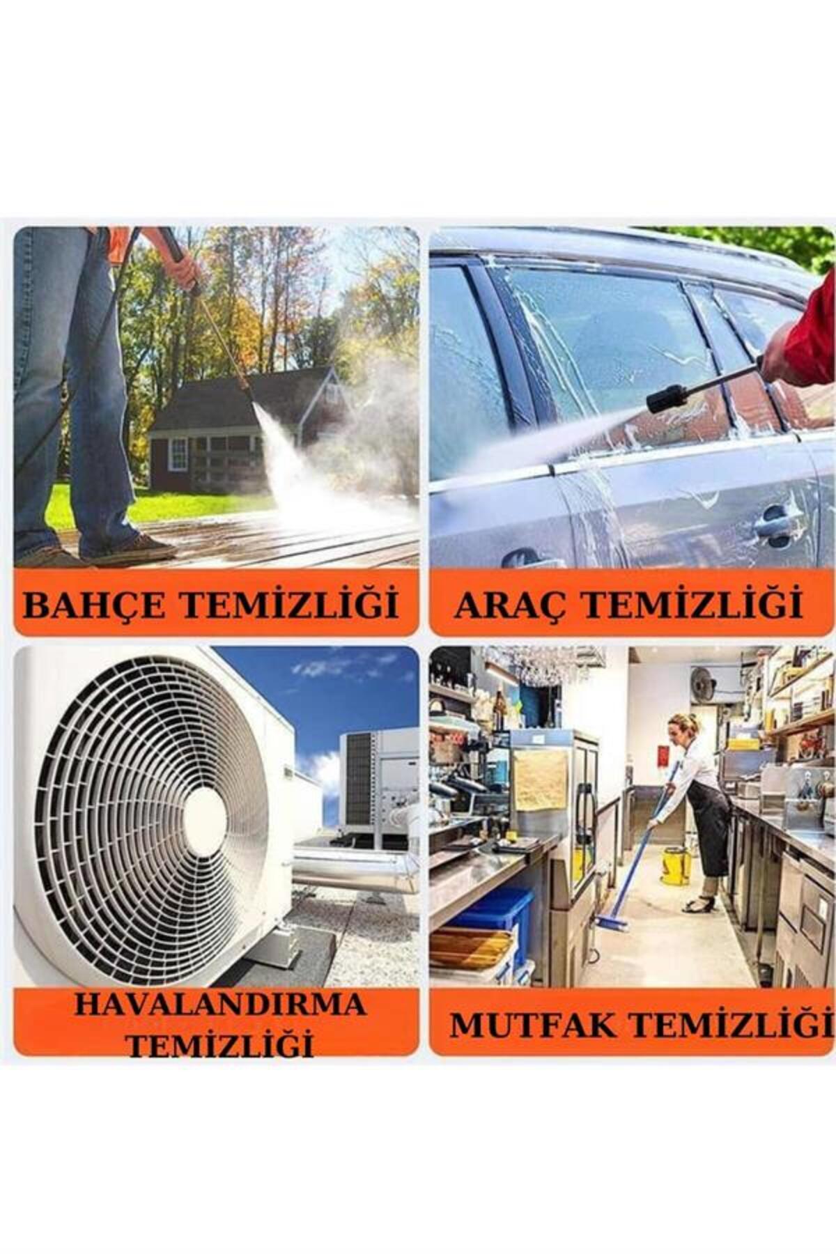 teknodayım Şarjlı Ve Yüksek Basınçlı Oto Yıkama Makinesi Ve Sulama Tabancası Bahçe Yıkama Makinesi
