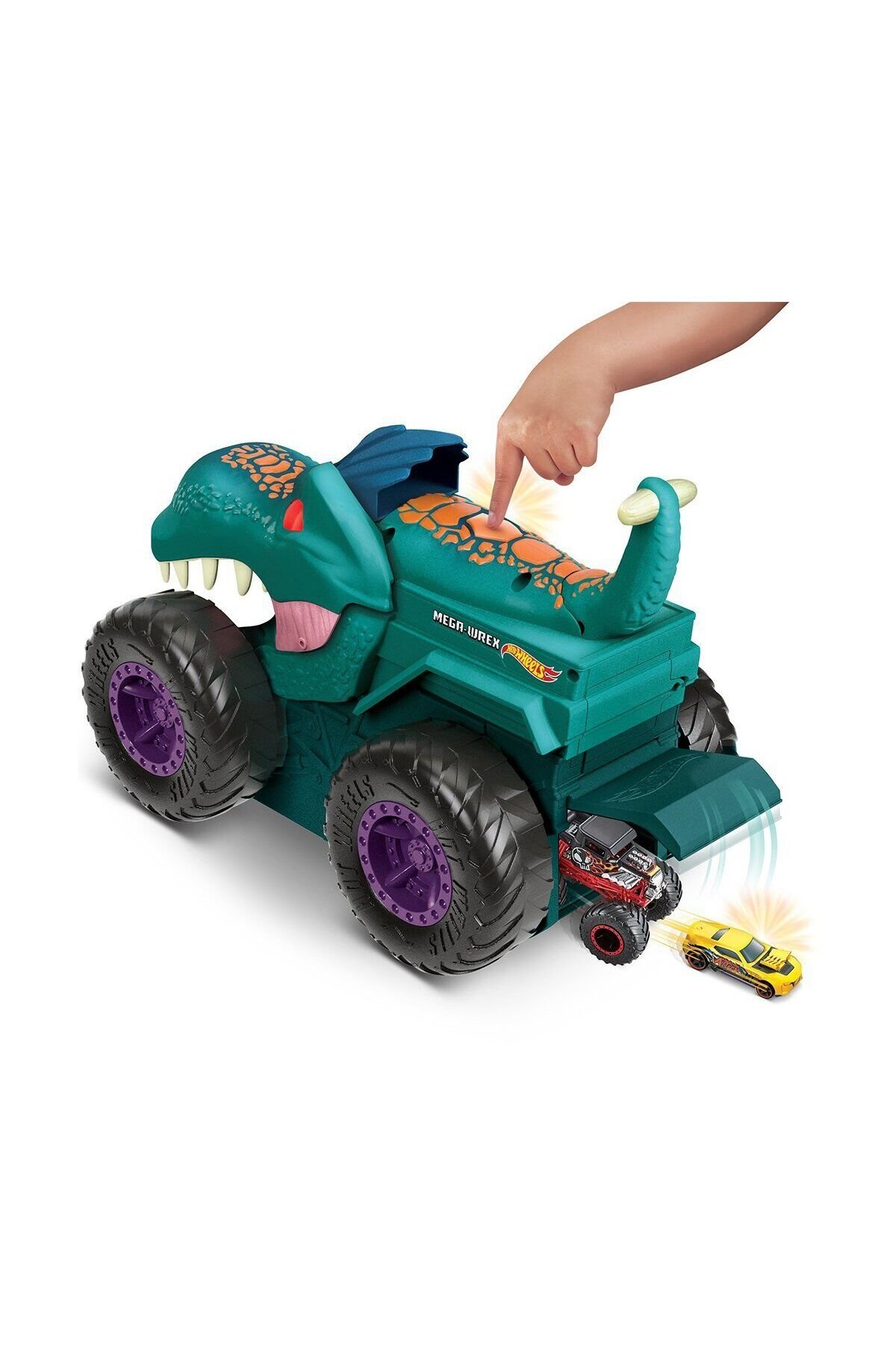 HOT WHEELS GYL13 Monster Trucks Araba Yiyen Mega Wrex, Monster Trucks fotoğrafı 4 (önizleme)