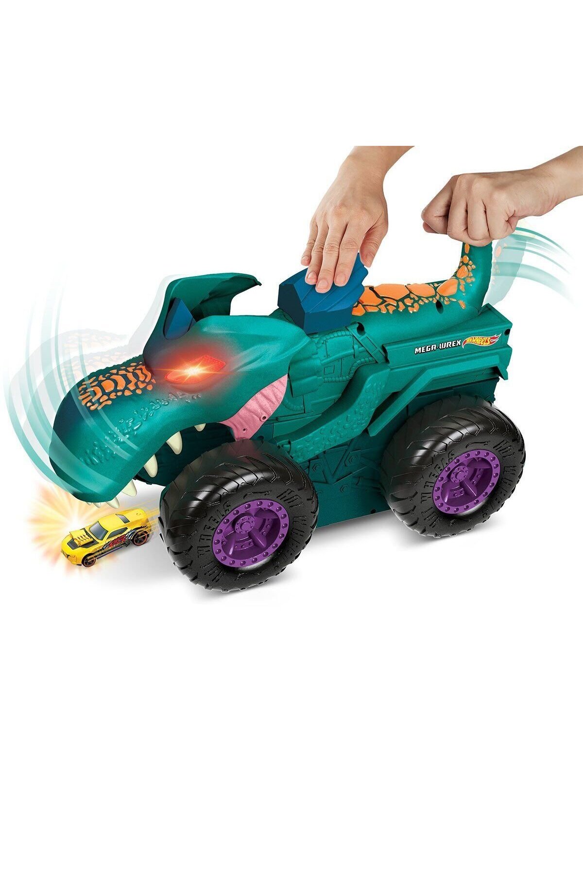 HOT WHEELS GYL13 Monster Trucks Araba Yiyen Mega Wrex, Monster Trucks fotoğrafı 6 (önizleme)