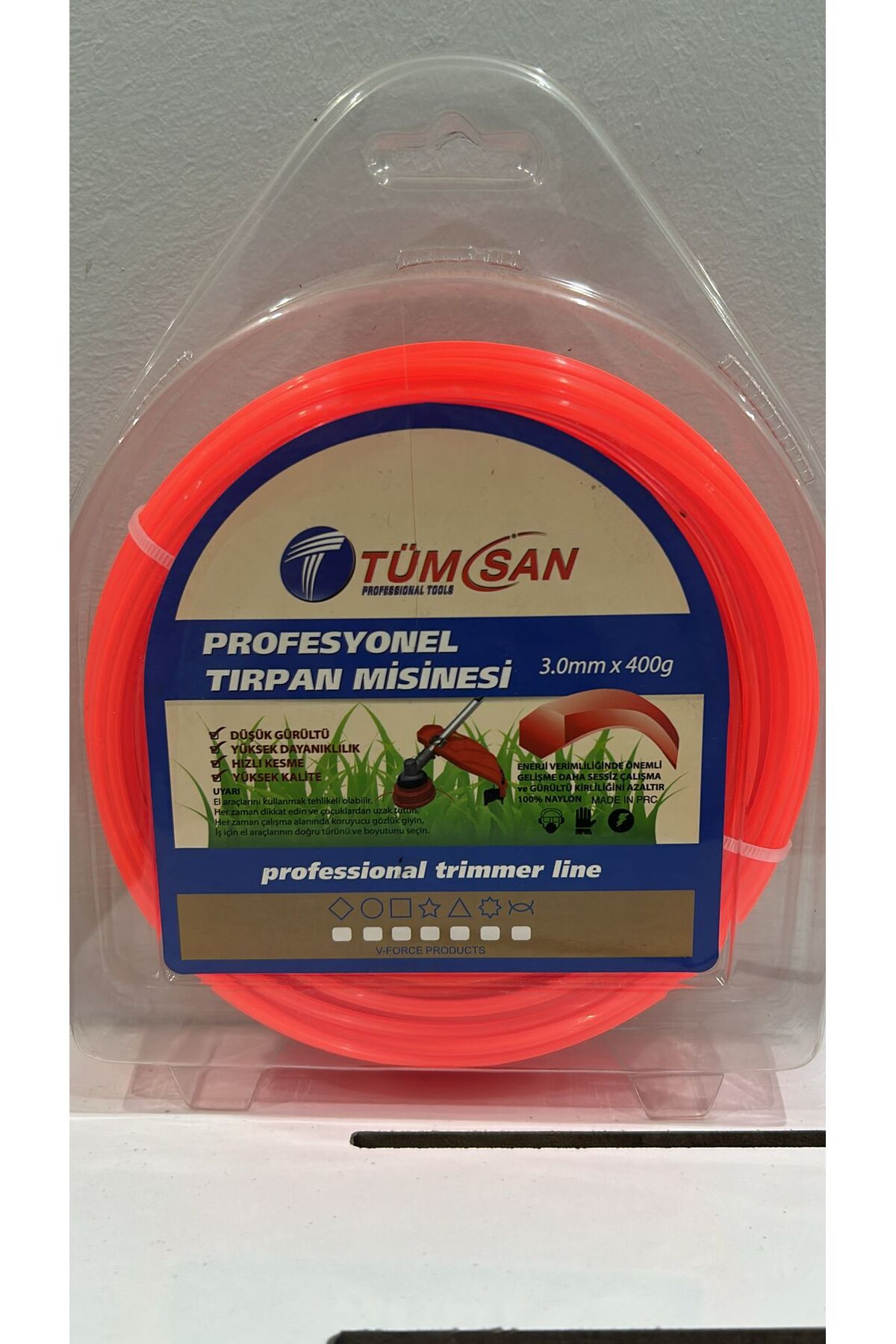 TÜMSAN TIRPAN MİSİNASI ALTIGEN 3.0MM 50 MT - Fiyatı, Yorumları
