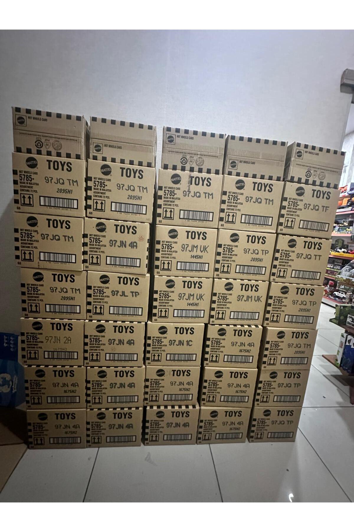 HOT WHEELS Tekli Arabalar 2025 Q Case - 72 Adetlik Kutu Açılmamış