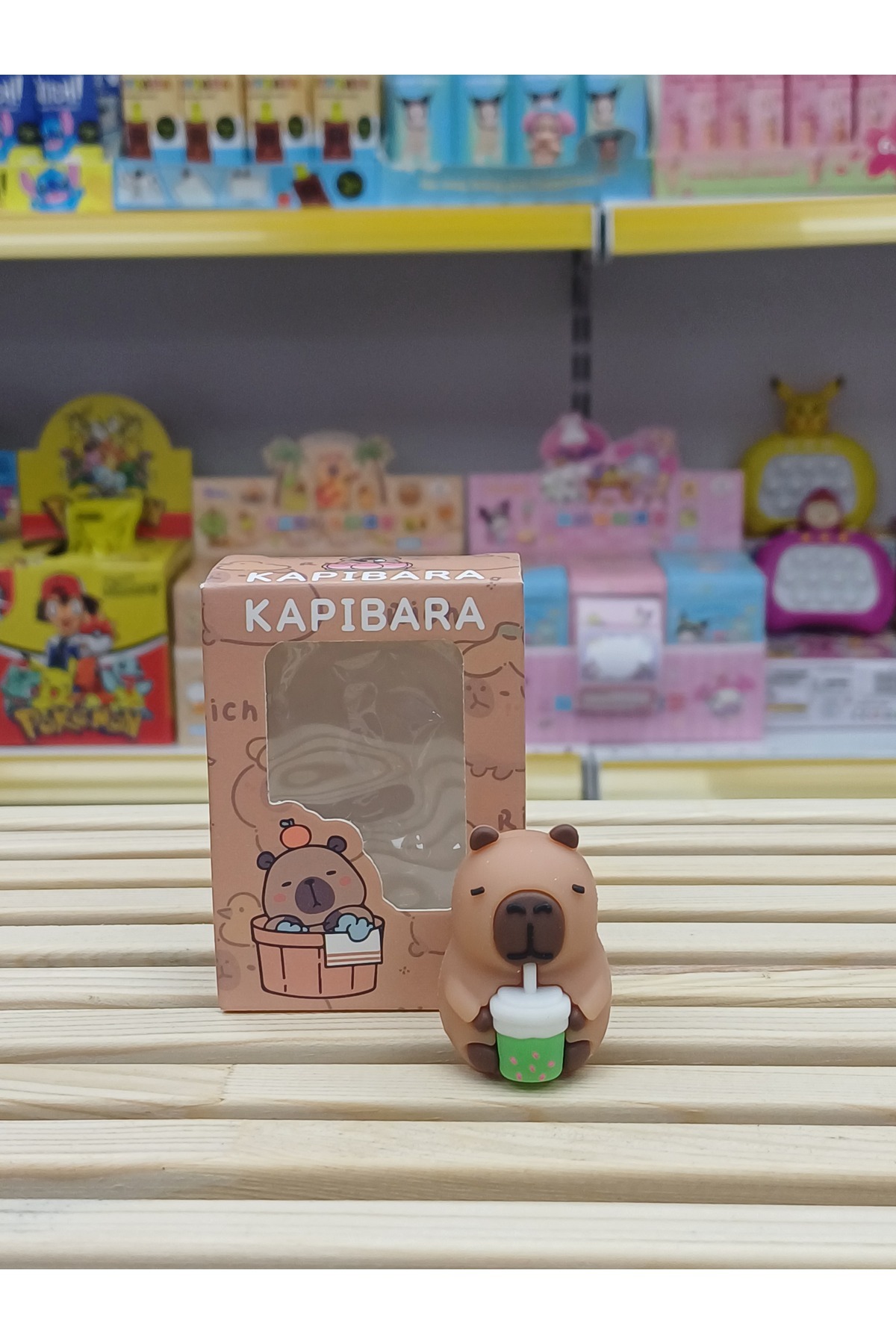 MODEL HEDİYELİK Capybara Figürlü Silgi ve Kalemtıraş 2 si 1 arada