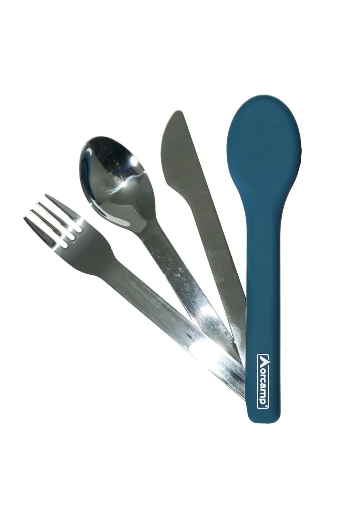 El Biz Kamp Çatal&Kaşık&Bıçak Seti - Seyehat Seti - Orcamp - Mavi (OUT-1970)