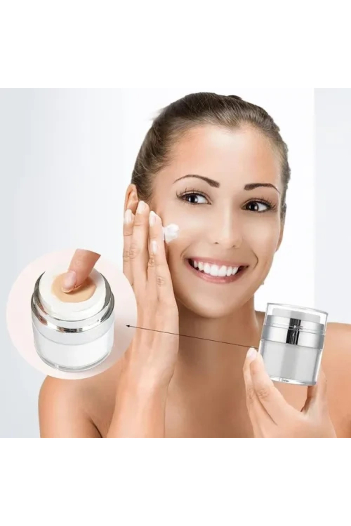 BYDNZ SHOP Hava Almayan Losyon Kavanozu 50 Ml