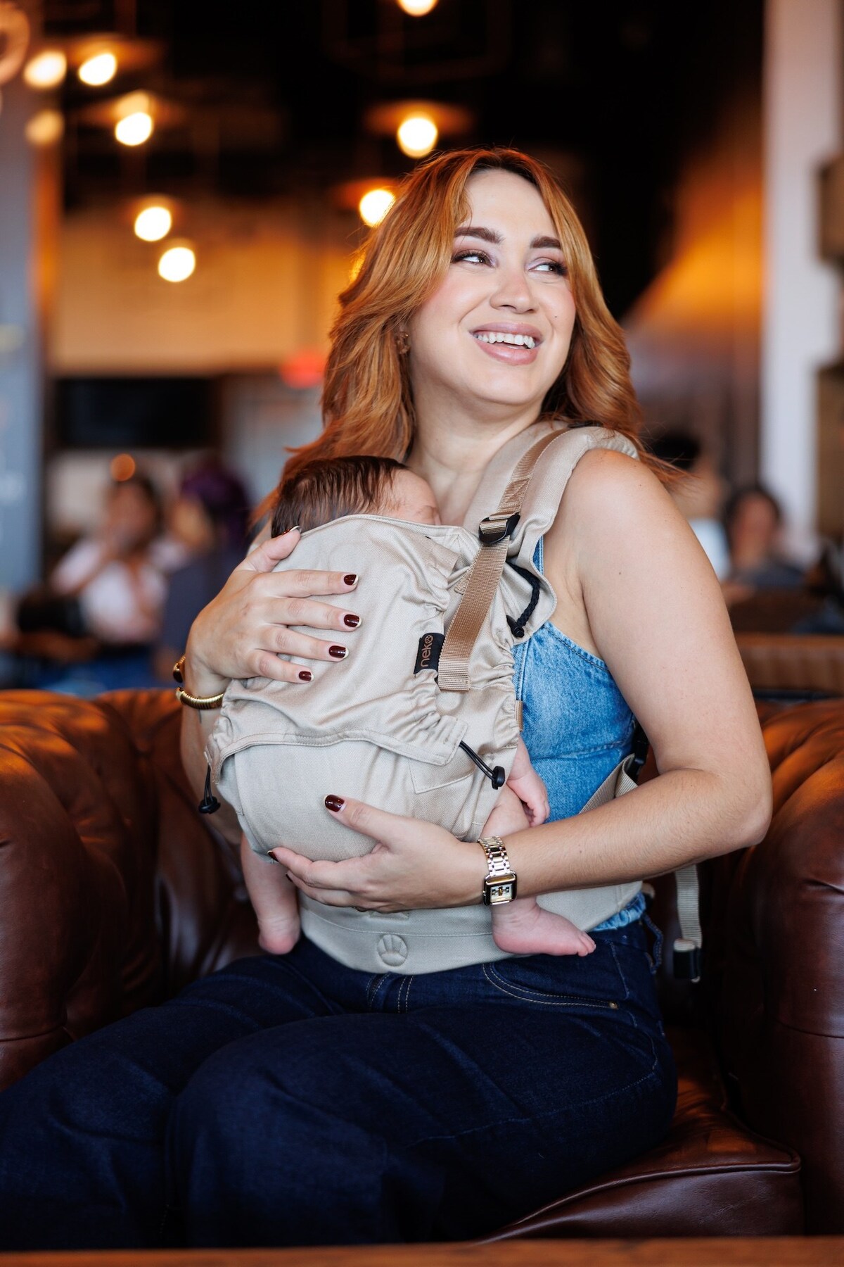 Neko Switch Bebek Beden Kanguru - Pebble fotoğrafı 3 (önizleme)