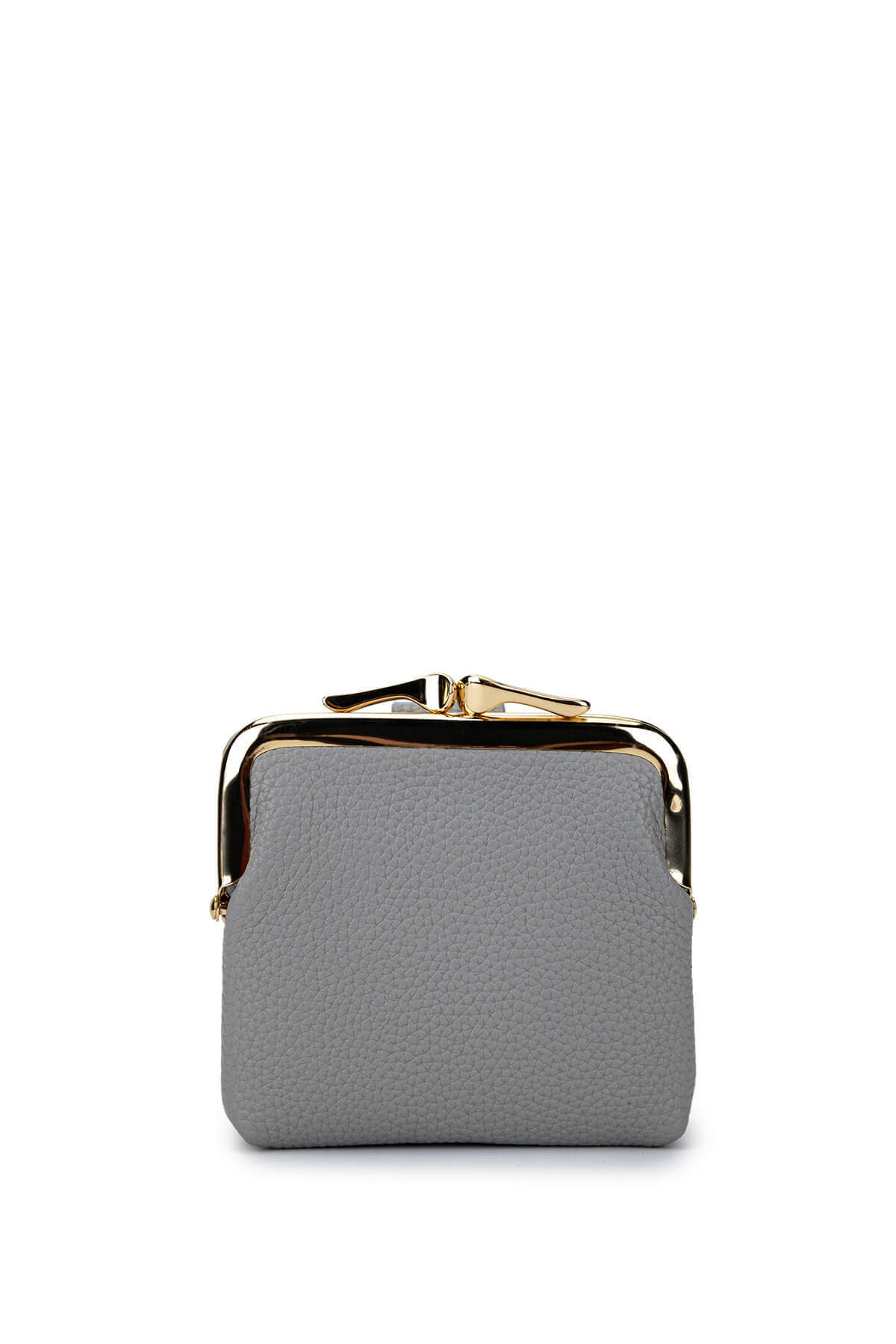 کیف پول خاکستری چرم مصنوعی زنانه Tamer Tanca