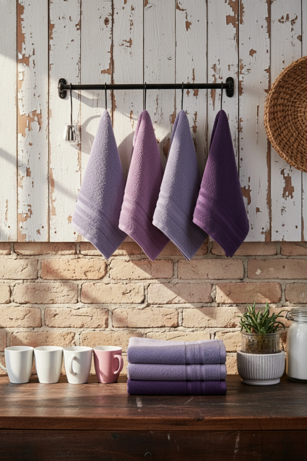 My Catherine Комплект от 4 кърпи Кърпа за ръце и лице 30x50 cm | Кухненска къ...