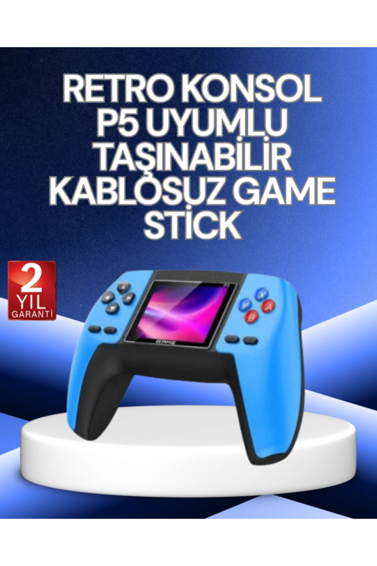 SELFBUYSELL P5 Retro Gamepad | 520 Klasik Oyunlu Mini Oyun Konsolu