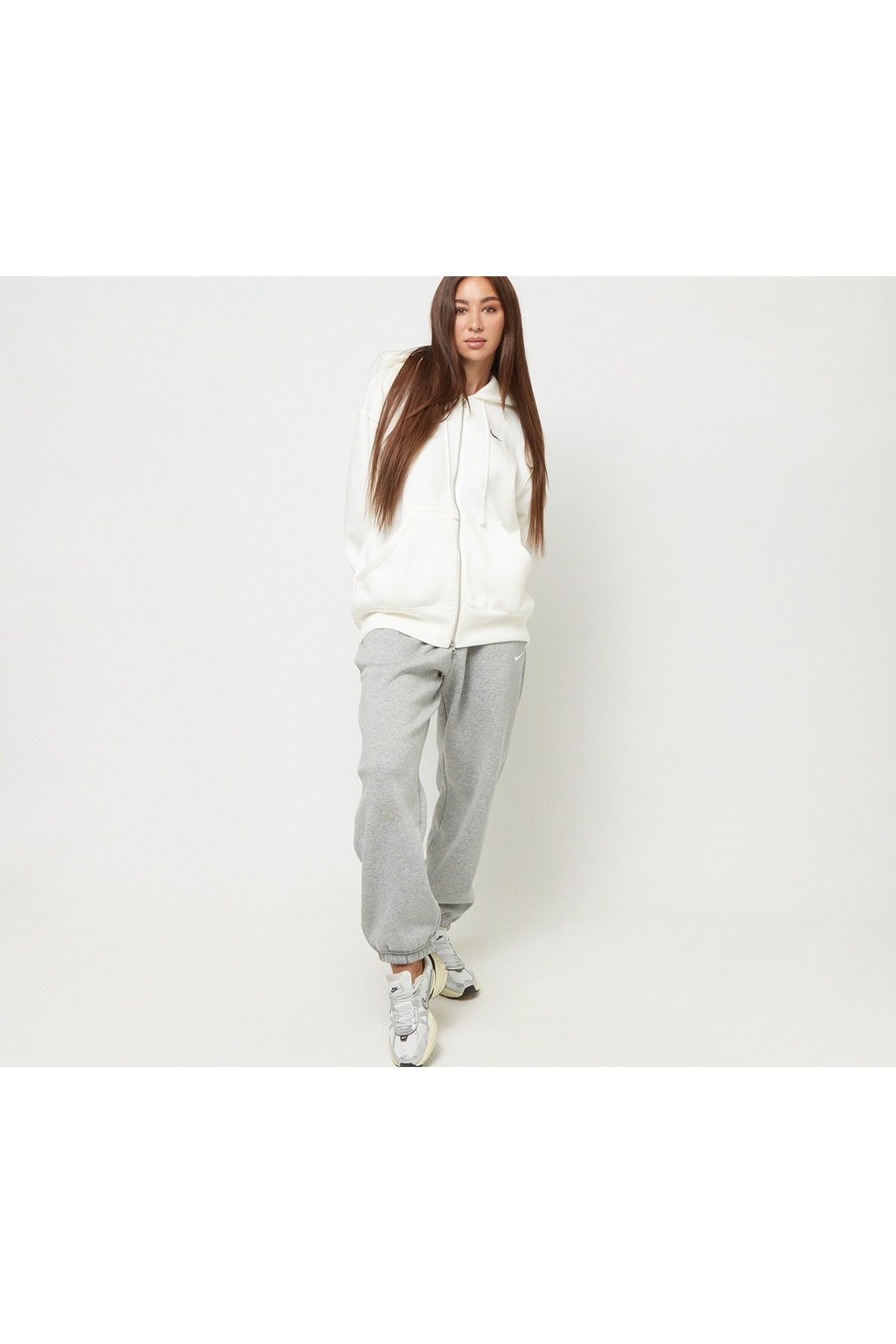 Nike Sportswear Phoenix Fleece Oversized Full-Zip Hoodie Kadın Sweatshirt DQ5758-611 görsel 4
