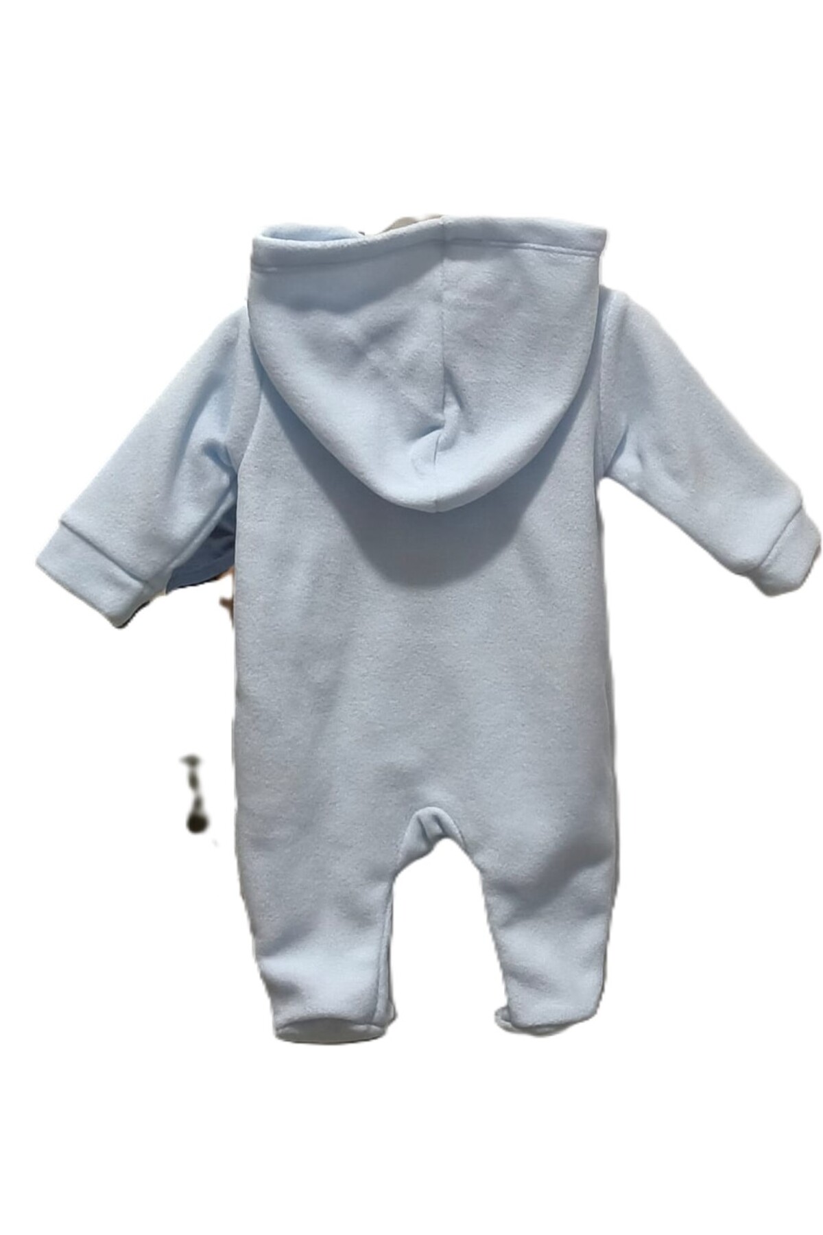 Flexi Figürlü Kapüşonlu Polar Bebe Tulumu fotoğrafı 3 (önizleme)
