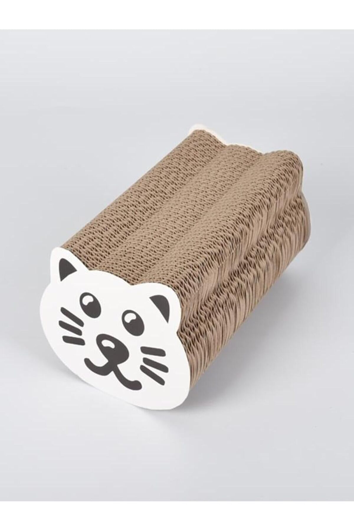 Delixa Glipet Oluklu Karton Kedi Tımalama 12x23x12 Cm Kedi Kafası