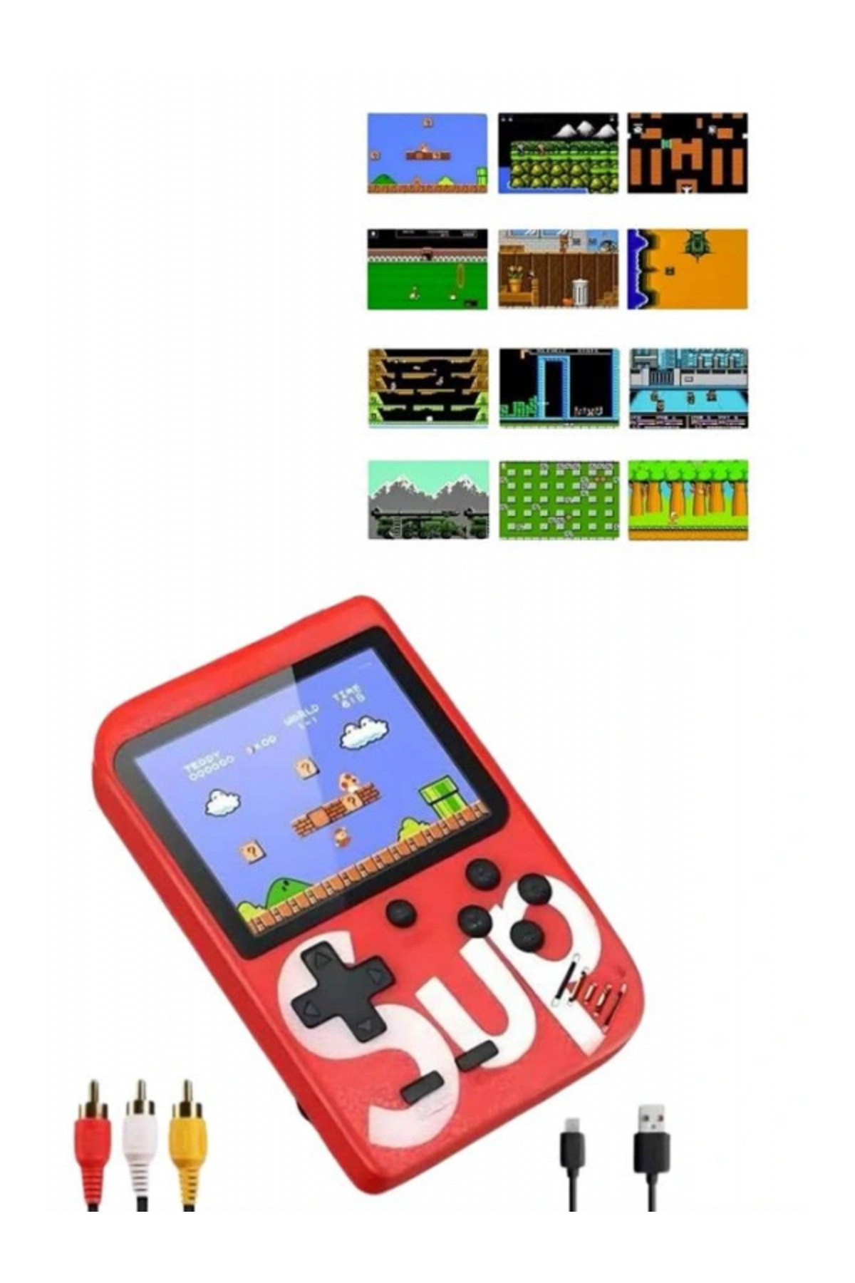 SELFBUYSELL Nostalji Oyunlu Mini Atari Gamebox 400 Oyunlu El Atarisi