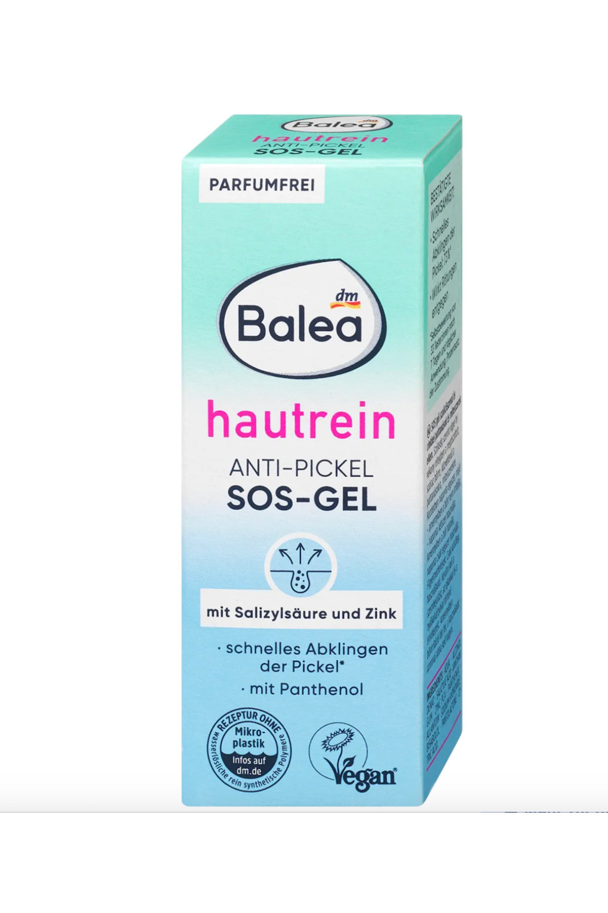 BALEA Sos Jel Siyah Nokta Akne Sinek Isırması Cilt Problemi İçin Onarıcı, Hautrein, 15 ml