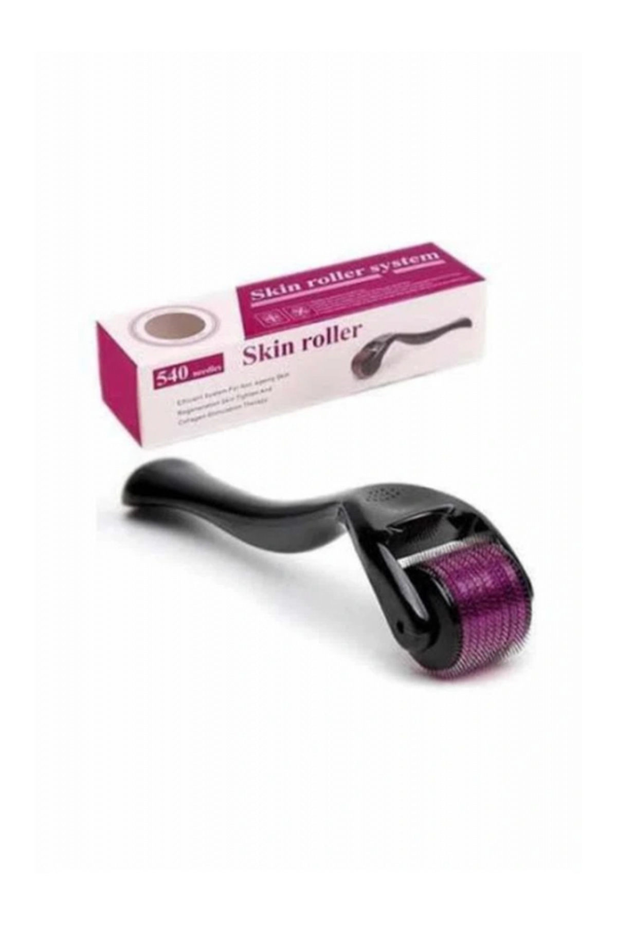 SELFBUYSELL Tarağı Dermaroller 540 Iğneli Roller 1 Mm Iğne Cilt Yüz Yenileme Bakım Seti