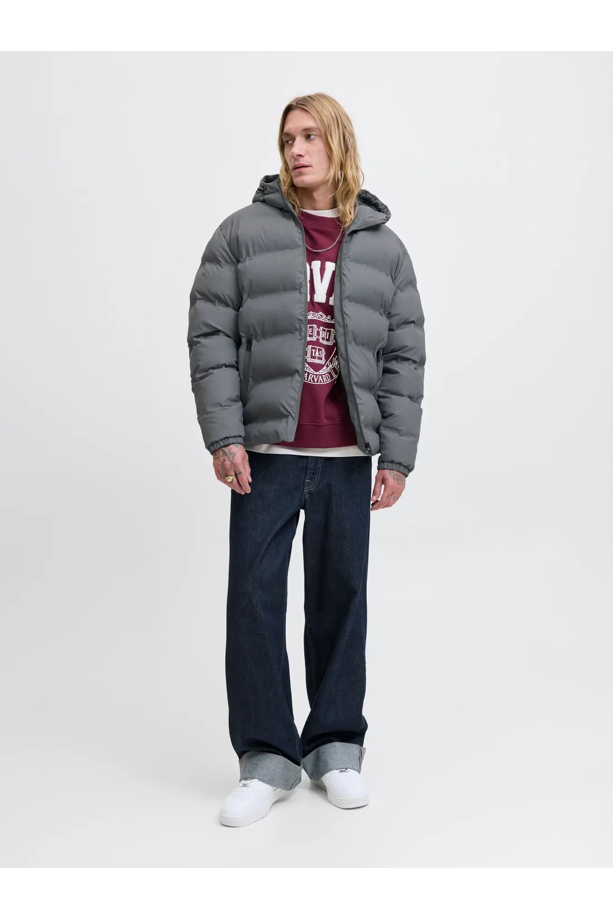 کاپشن مردانه راسته آستین استاندارد | جک اند جونز Jack & Jones 12279239 - تصویر 4