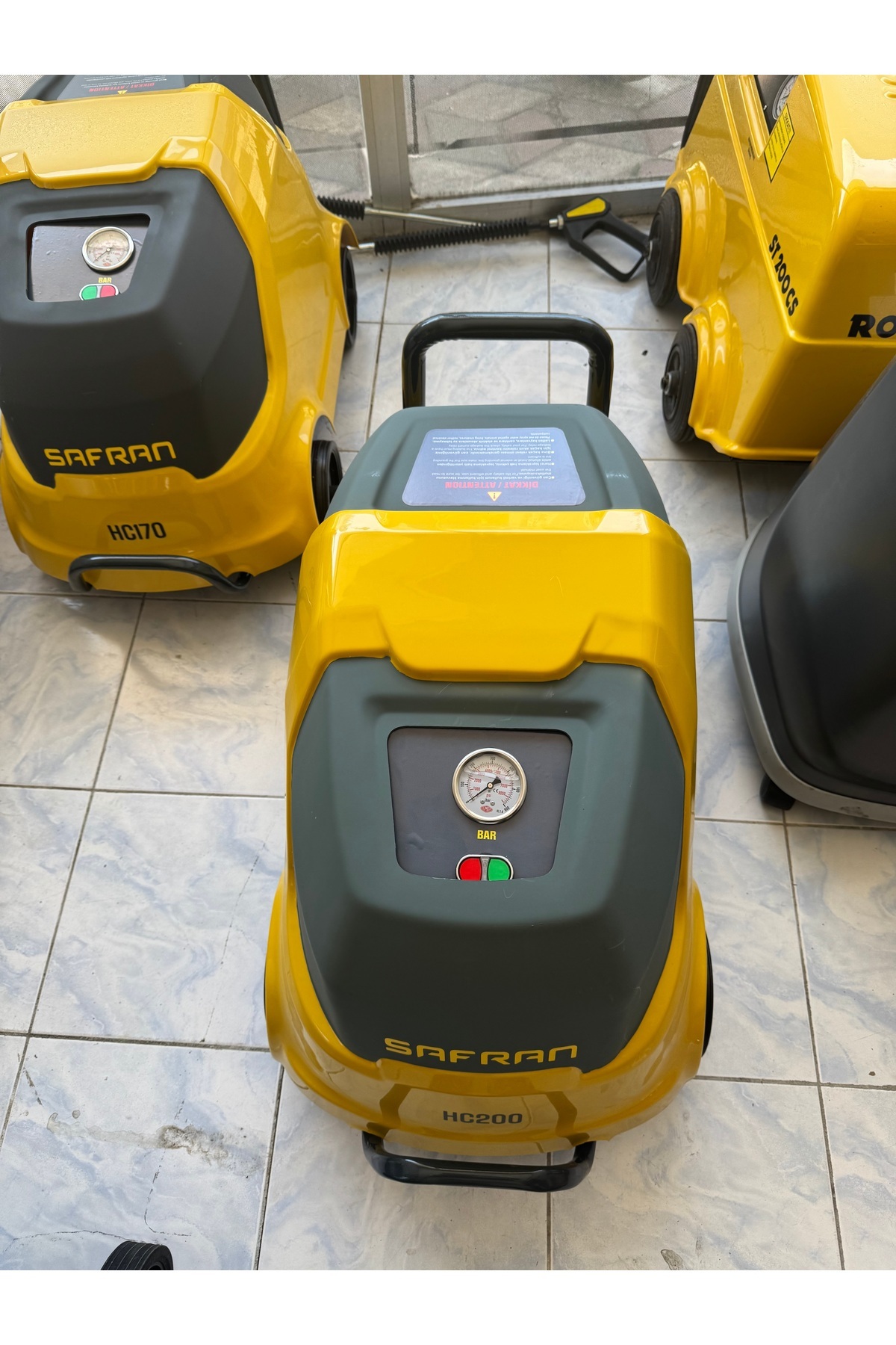 SET-SAFRAN 170 bar YERLİ pompa 220 volt  Yüksek Basınçlı oto yıkama makinası