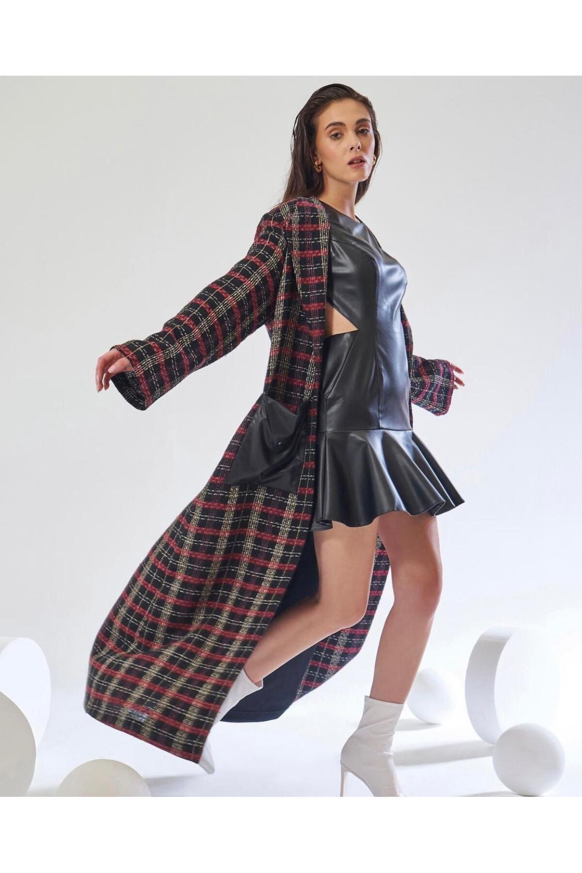 G-BOZ Thalia Trench Coat - Ekoseli Trençkot