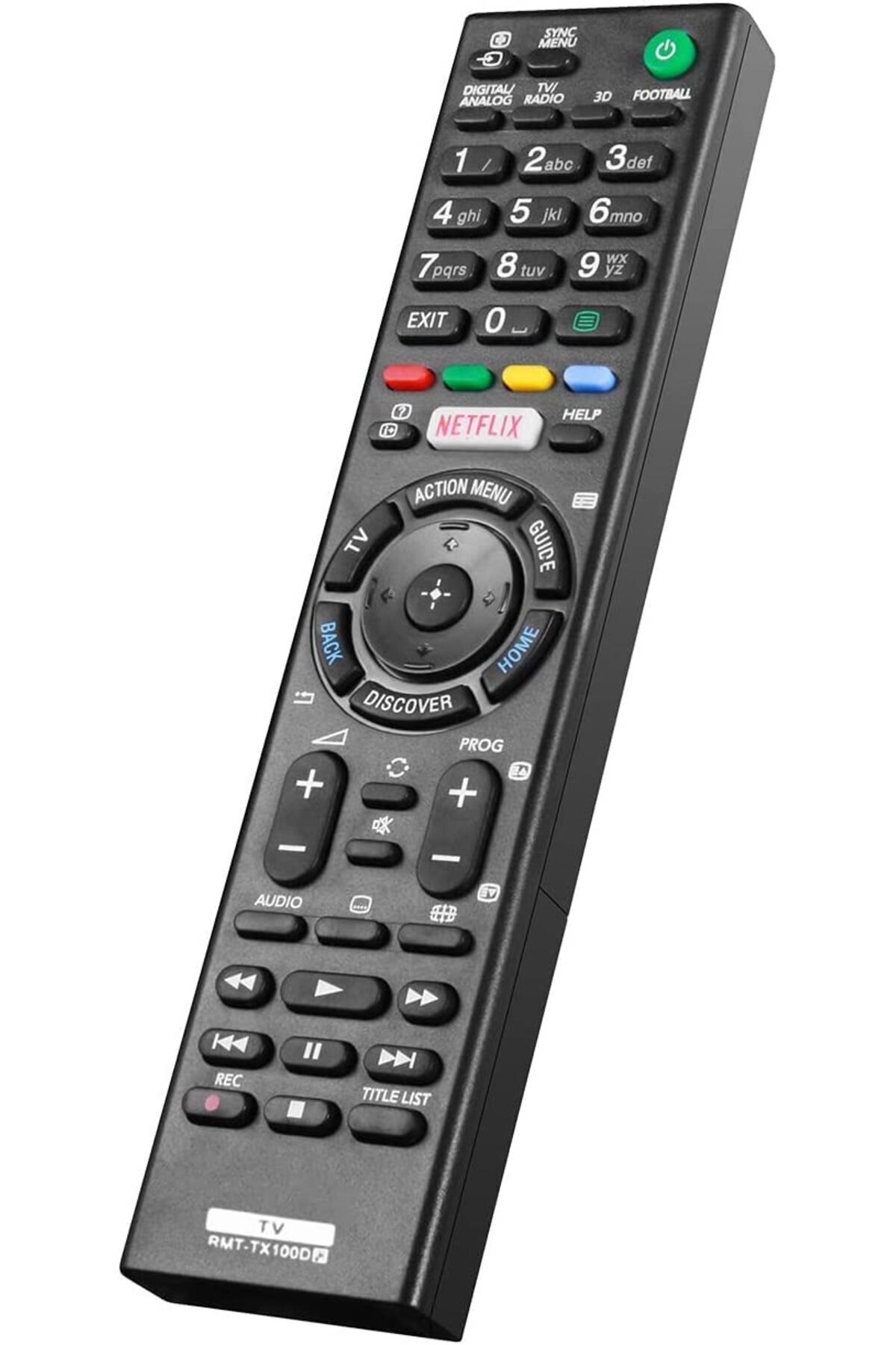 Delixa BYCONNERS SONY Bravia Smart TV için Uygun Netflix Düğmeli Yeni Uzaktan Kumanda - Kurulum Gerektirmez