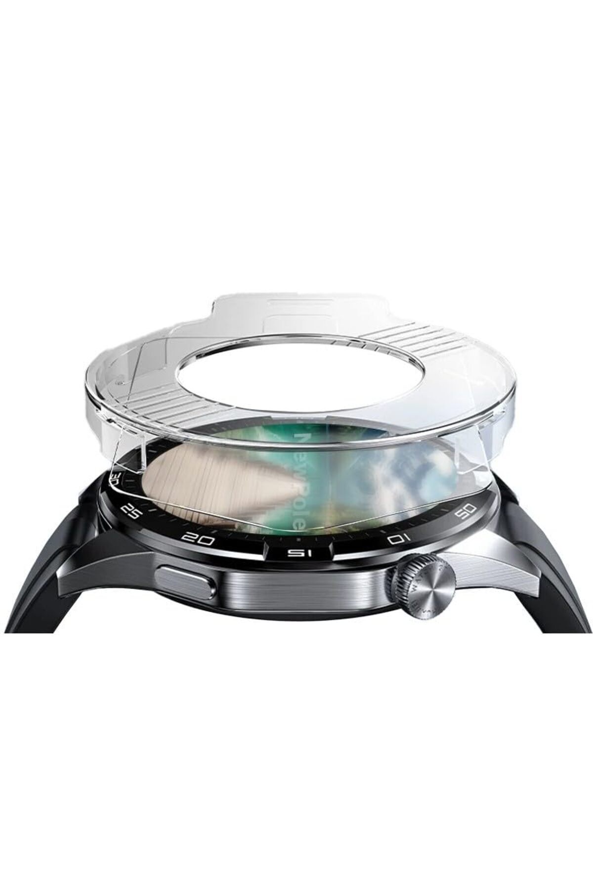 Delixa NewPole [GT5/GT4 46MM Takma Aparatlı] Watch Ekran Koruyucu Huawei GT4/GT5 46MM için Ekran Koruyucu K