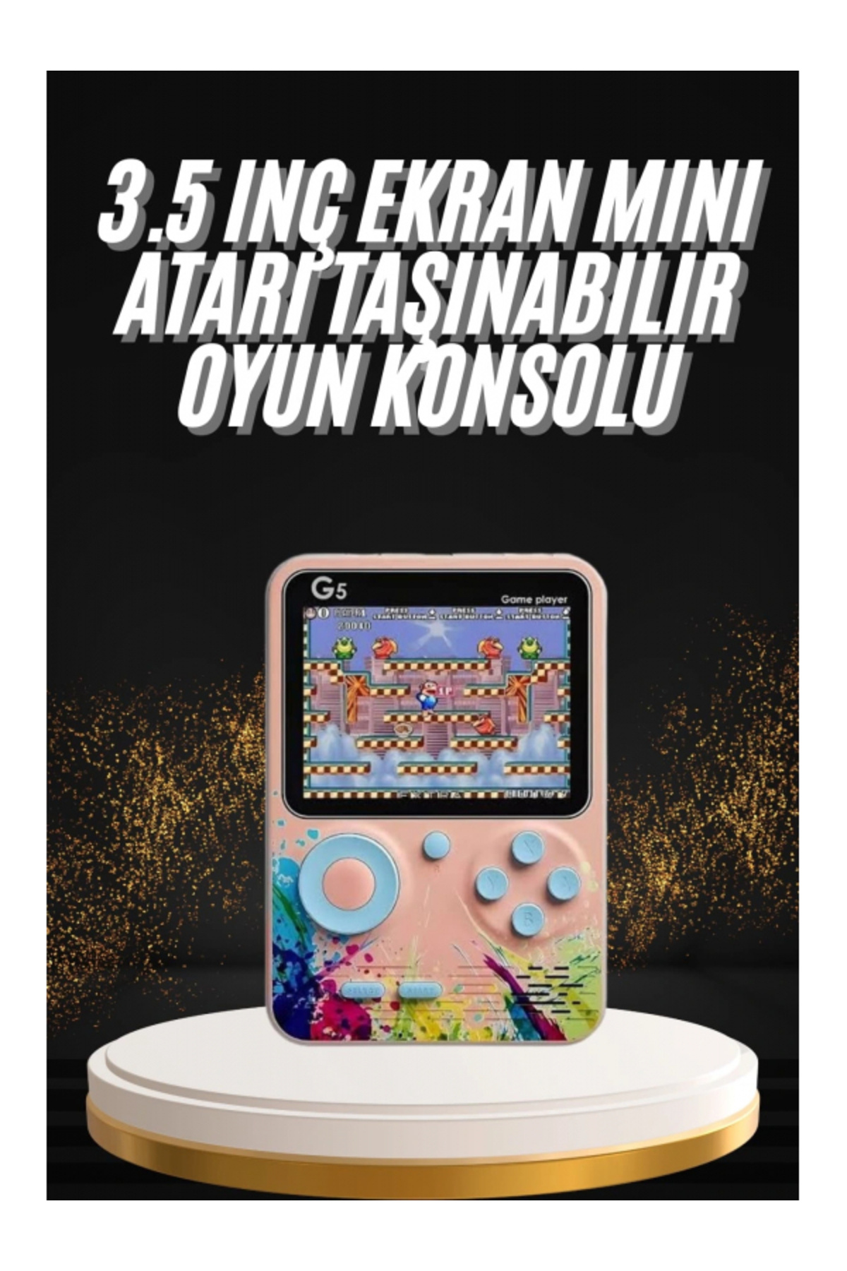 SELFBUYSELL Televizyona Bağlanan Çift Joystick Taşınabilir Klasik Retro Oyunlu
