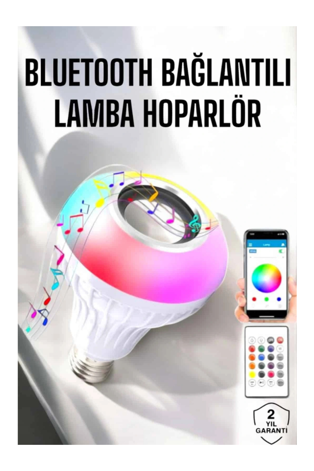 SELFBUYSELL Lamba Led Hoparlör Dayanıklı Ve Uzun Ömürlü Bluetooth Hoparlör