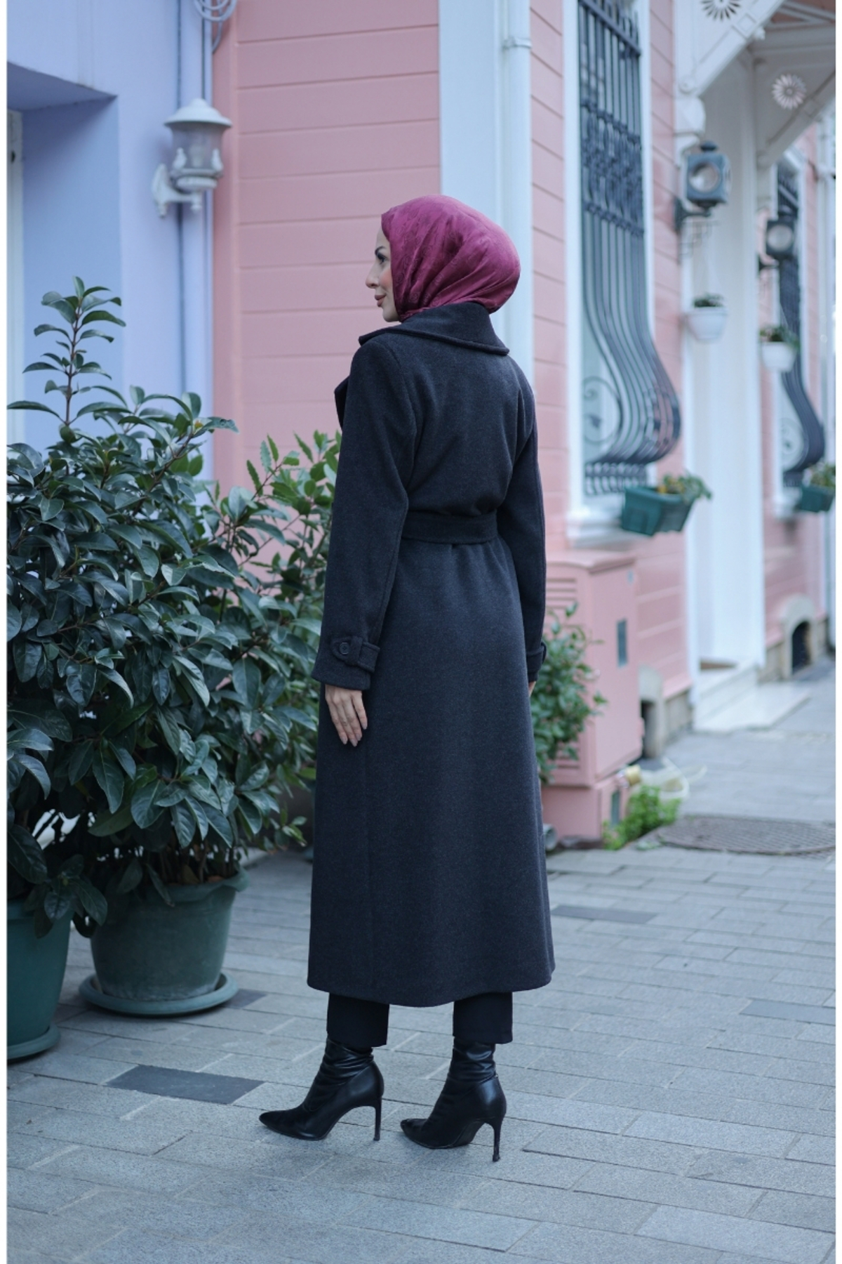 KADEEM  Elzem Moskov Kaşe Kaban -7006 - Görsel 6