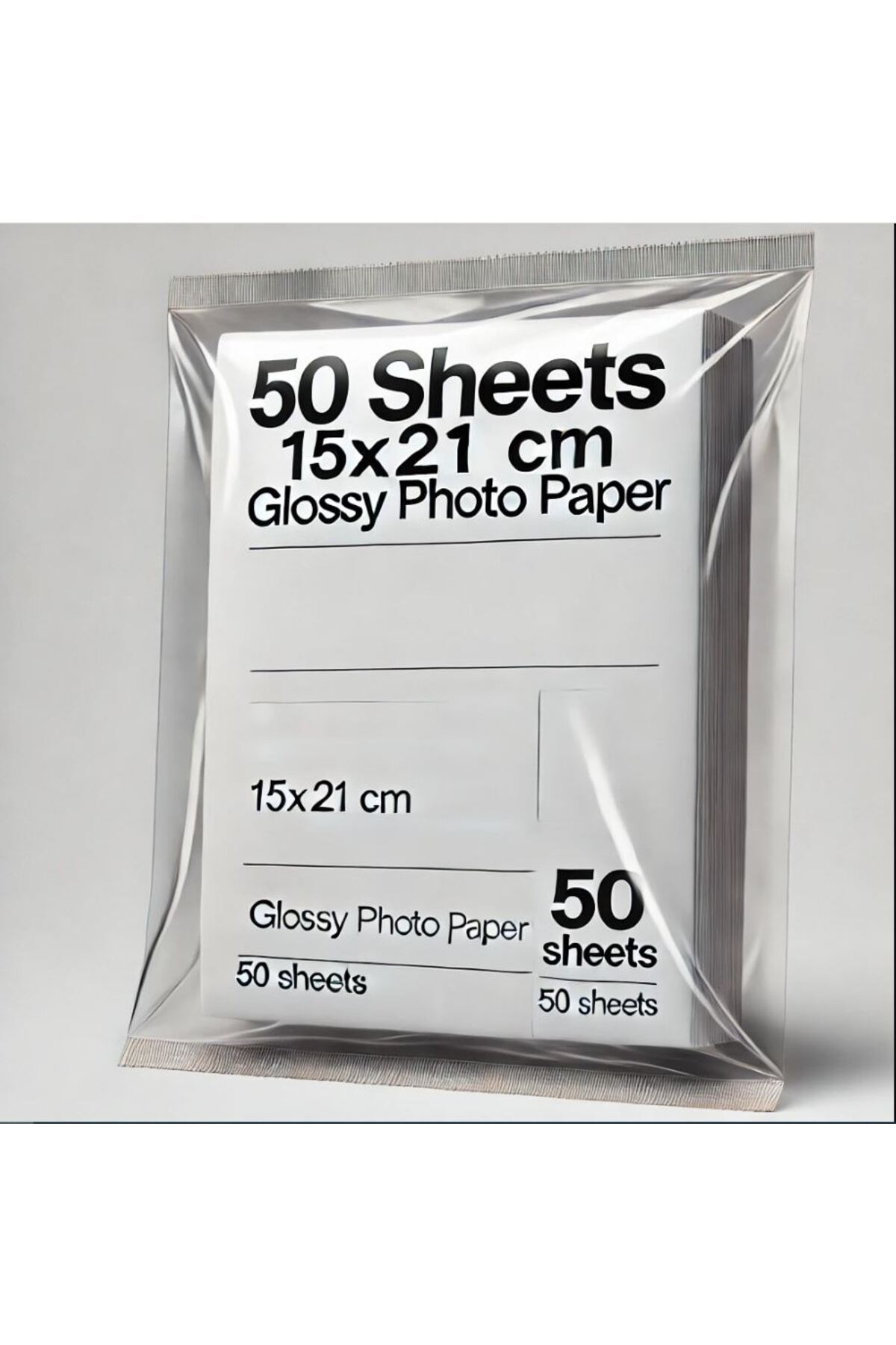 inkjet Bütün Yazıcılarla UYUMLU 15x21 cm Parlak Fotoğraf Kağıdı – 50 Adet, Yüksek Kalite, Hızlı Kuruyan