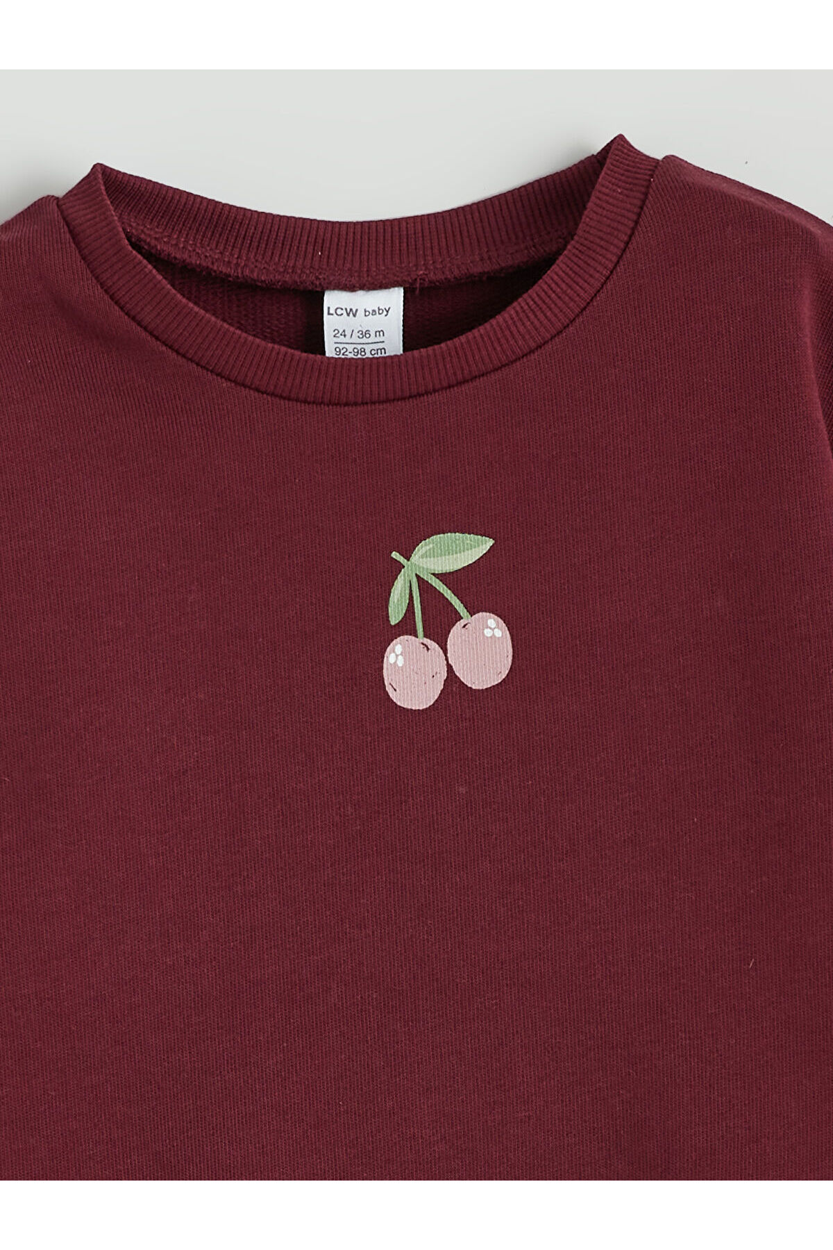 LC Waikiki Fiyonk Baskılı Kız Bebek Sweatshirt fotoğrafı 7 (önizleme)