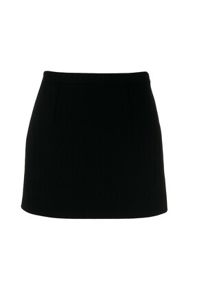 Shop Krutzo Kadın Siyah Düz Basic Mini Etek