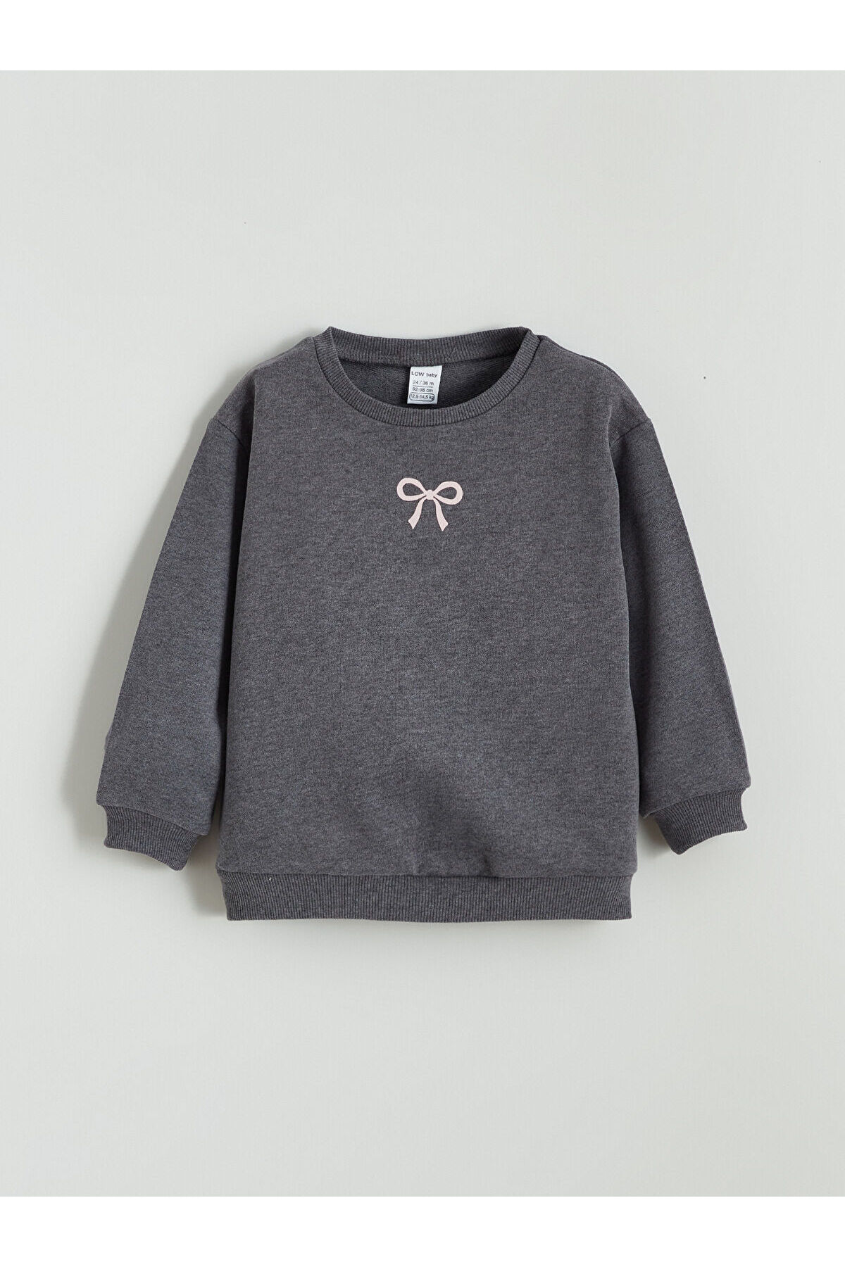 LC Waikiki Fiyonk Baskılı Kız Bebek Sweatshirt fotoğrafı 2 (önizleme)