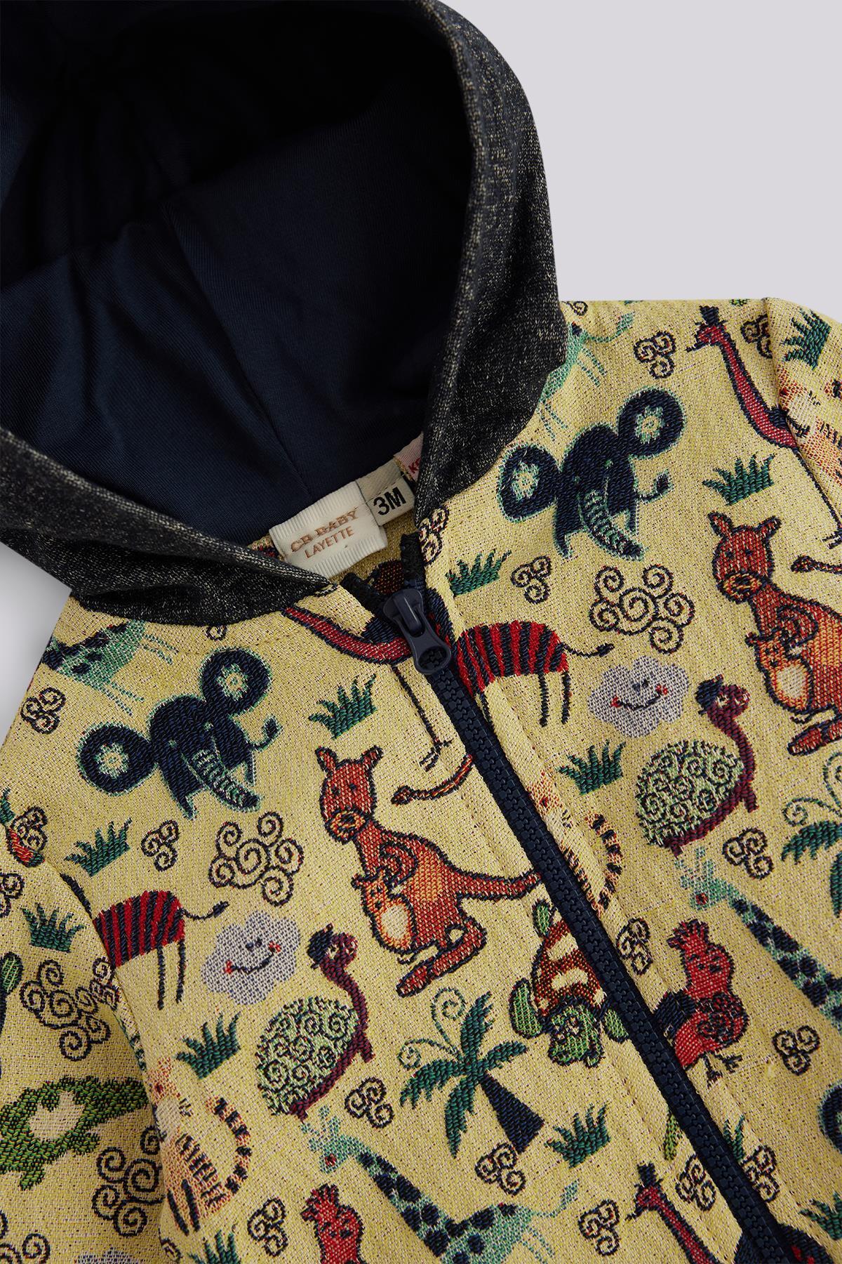 Layette BG Store Erkek Bebek Desenli Eşofman Üstü fotoğrafı 2 (önizleme)