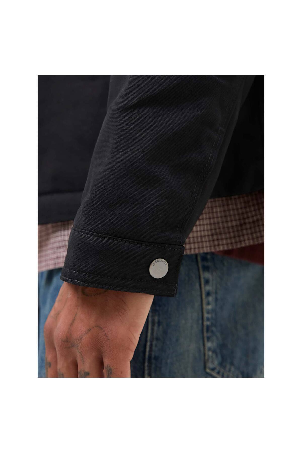 ژاکت اسپورت مردانه راسته آستین بلند | جک اند جونز Jack & Jones 12278797-B - تصویر 5