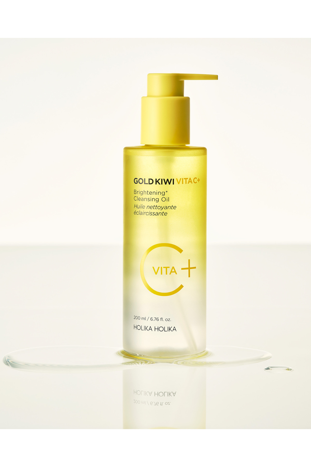 Gold Kiwi Vita C Plus Brightening Cleansing Oil - Leke Karşıtı Aydınlatıcı Temizleme Yağı 200ml — HH49 — تصویر 2 از 2