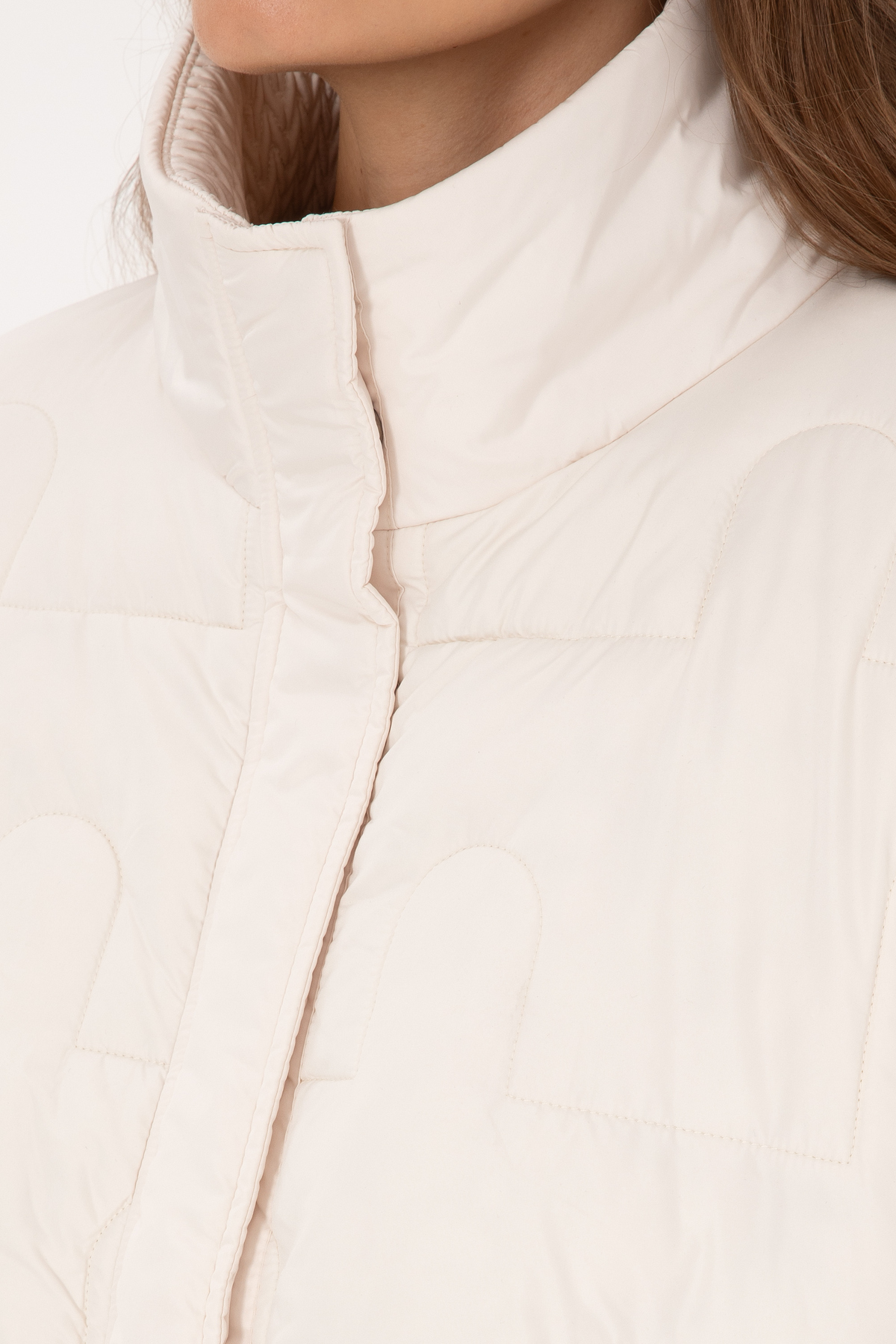 U.S. Polo Assn. Kadın Krem Mont 50308618-VR256 görsel 7