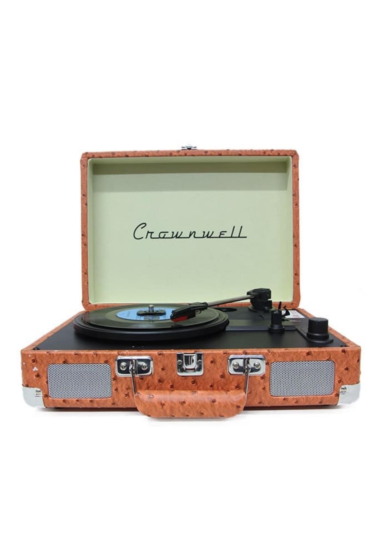 Crown Well Pikap K/P Ahşap Elektronik Bluetooth Hoparlör Plakçalar C1305