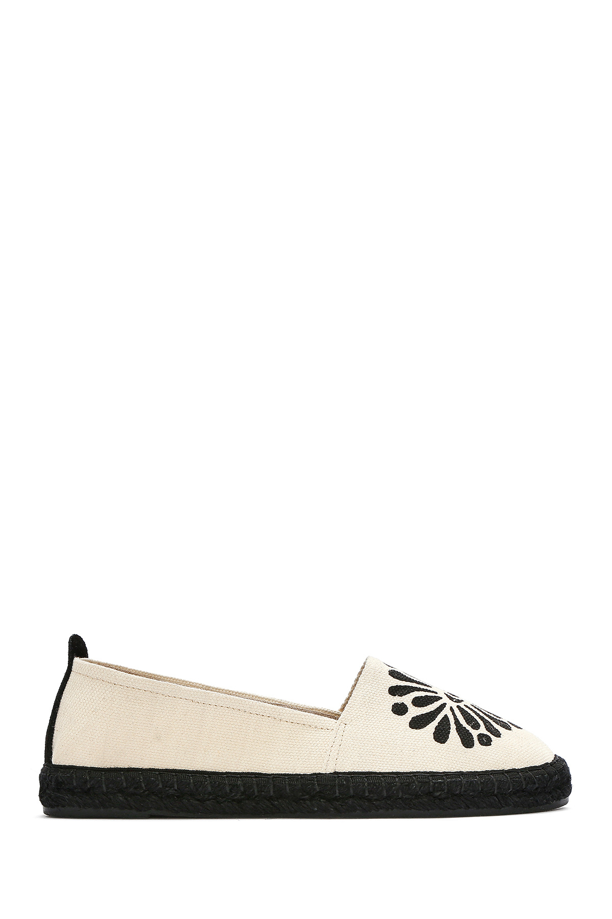 Karma Kastamonu Taş Baskı Kadın Düz Espadril