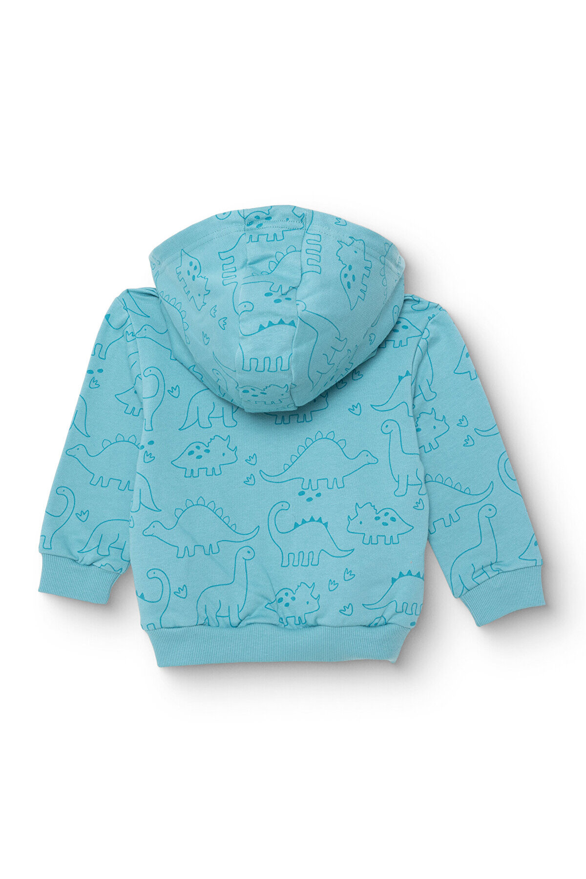 ebebek Hello Baby HelloBaby Erkek Bebek Kapüşonlu Sweatshirt Şardonlu İki İplik Kapüşonlu Yaka Uzun Kol fotoğrafı 2 (önizleme)