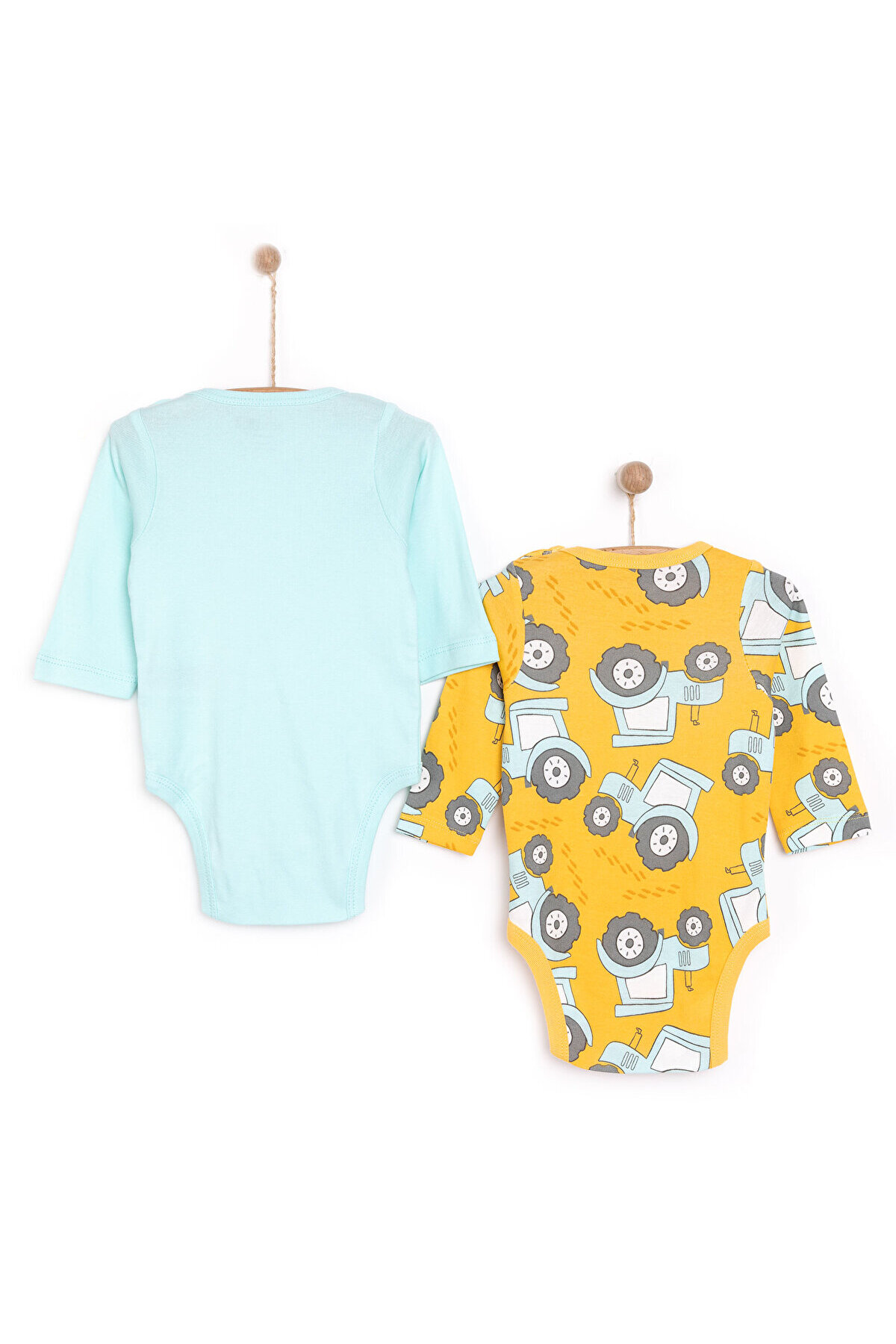 ebebek Hello Baby HelloBaby Erkek 2li Uzun Kol Body Erkek Bebek fotoğrafı 2 (önizleme)